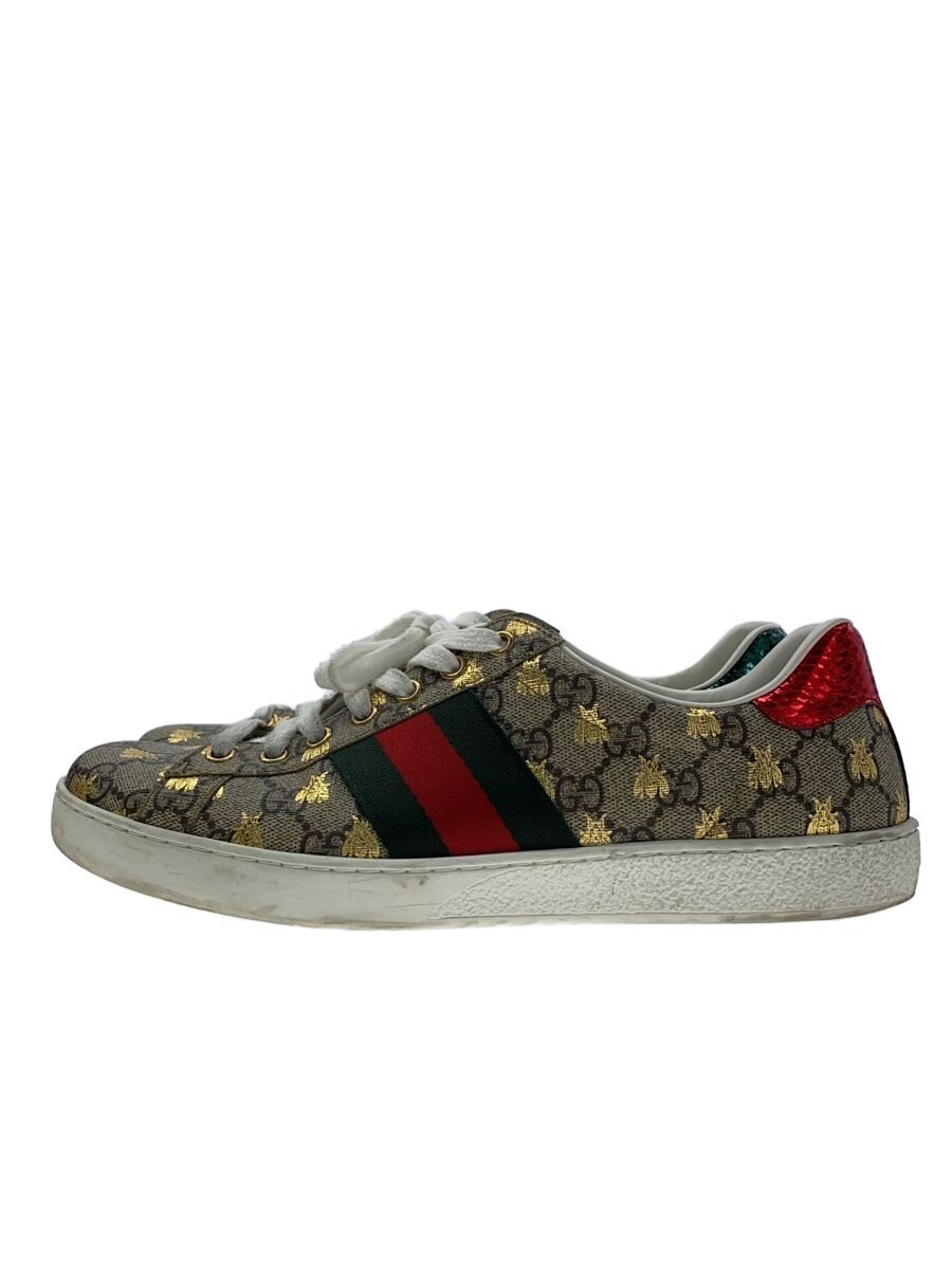 【中古】GUCCI◆はやりっ子/GGスプリーム/ローカットスニーカー/US8.5/CML/PVC/548950【シューズ】