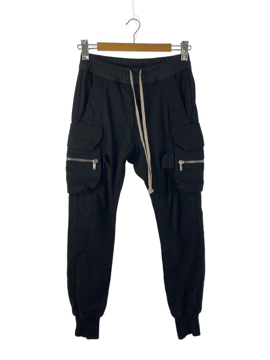 【中古】Rick Owens◆カーゴパンツ/36/綿織物/BLK/RU01D3396-BA【メンズウェア】