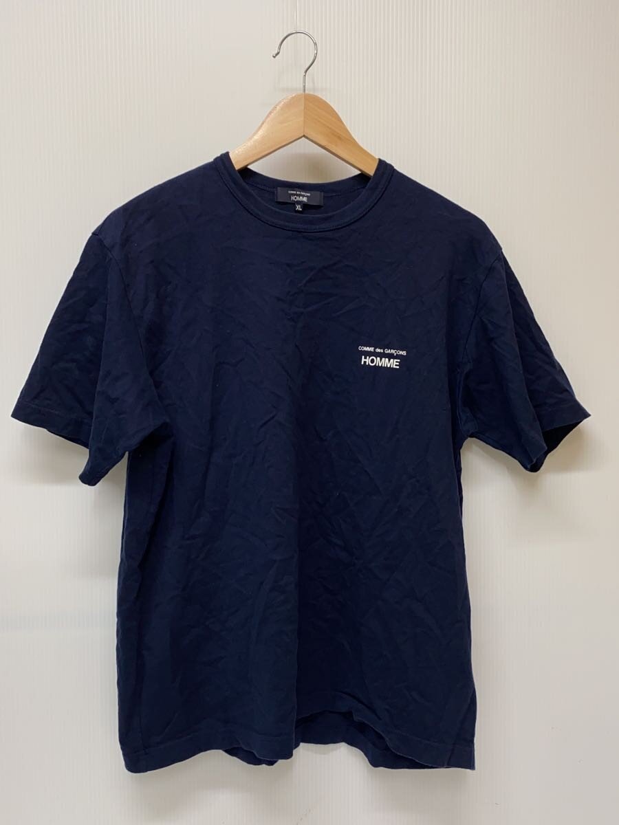 【中古】COMME des GARCONS HOMME◆プルオーバー/XL/綿織物/NVY/無地/HO-T101//【メンズウェア】