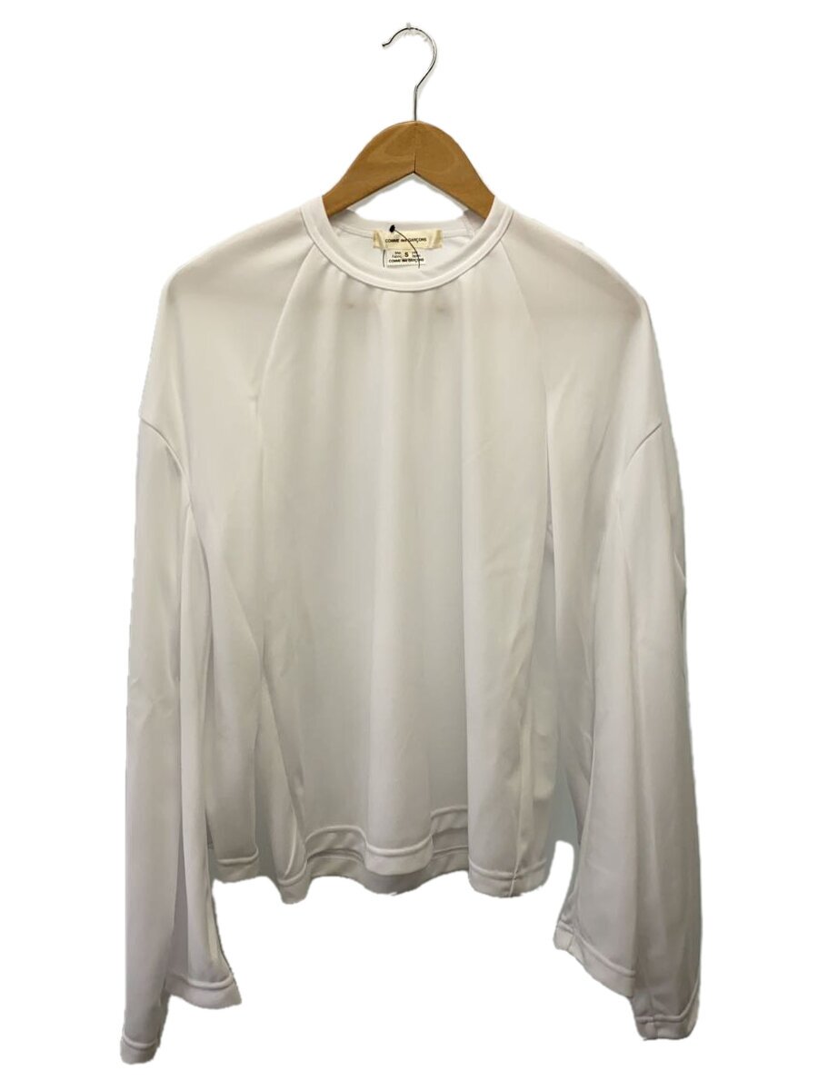 【中古】COMME des GARCONS◆カットソー/S/ポリエステル/WHT/GO-T021/AD2024//【レディース御召しもの】