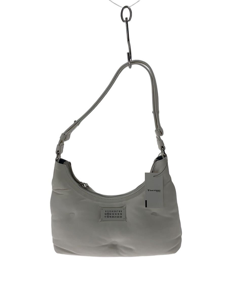 【中古】Maison Margiela◆ハンドバック/なめし革/WHT/無地/Sb3Wg0024 p4300 T1003【御徒面子】