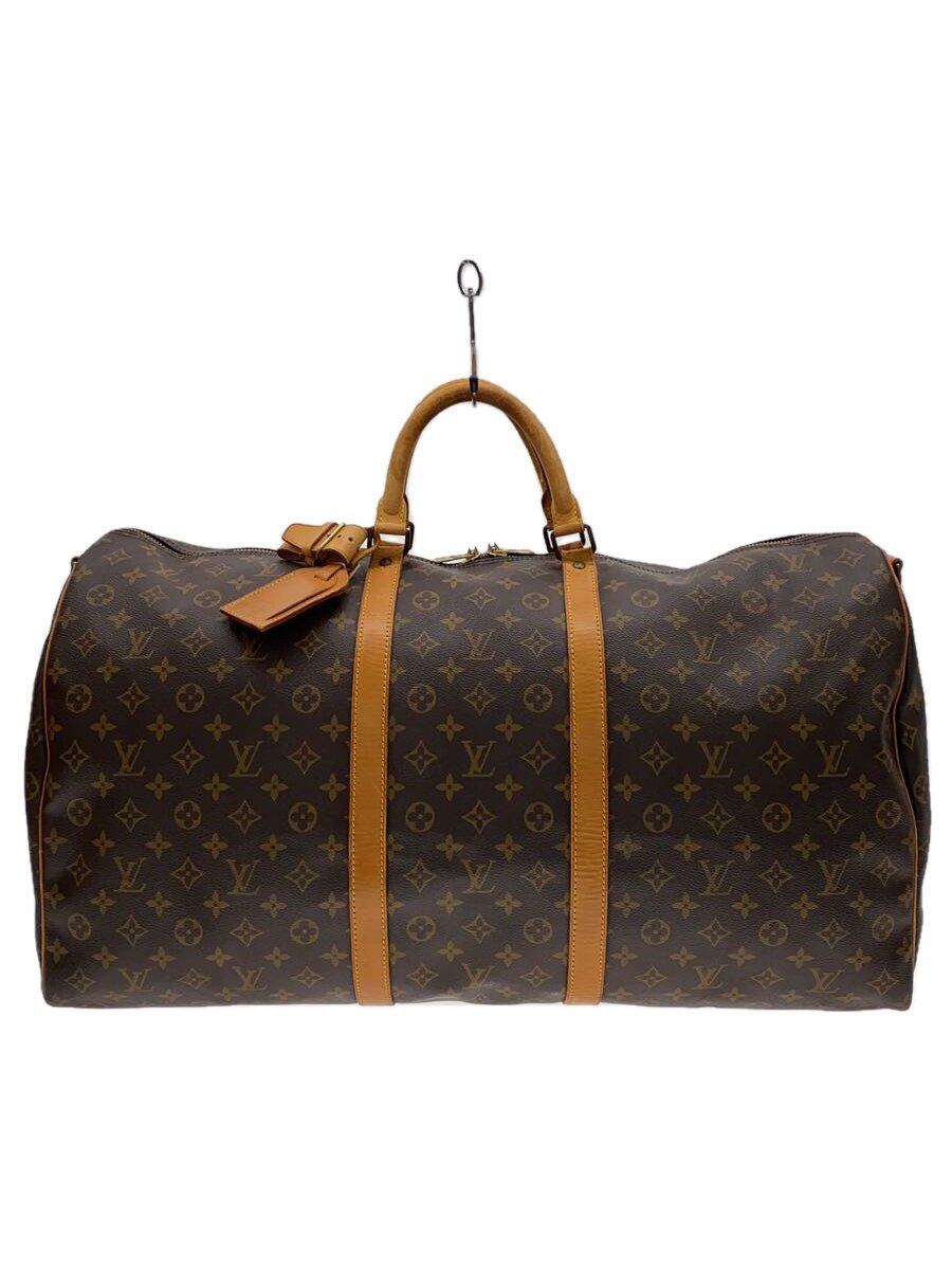 【中古】LOUIS VUITTON◆キーポル60_モノグラム・帆布/PVC/BRW/モノグラム【御徒面子】