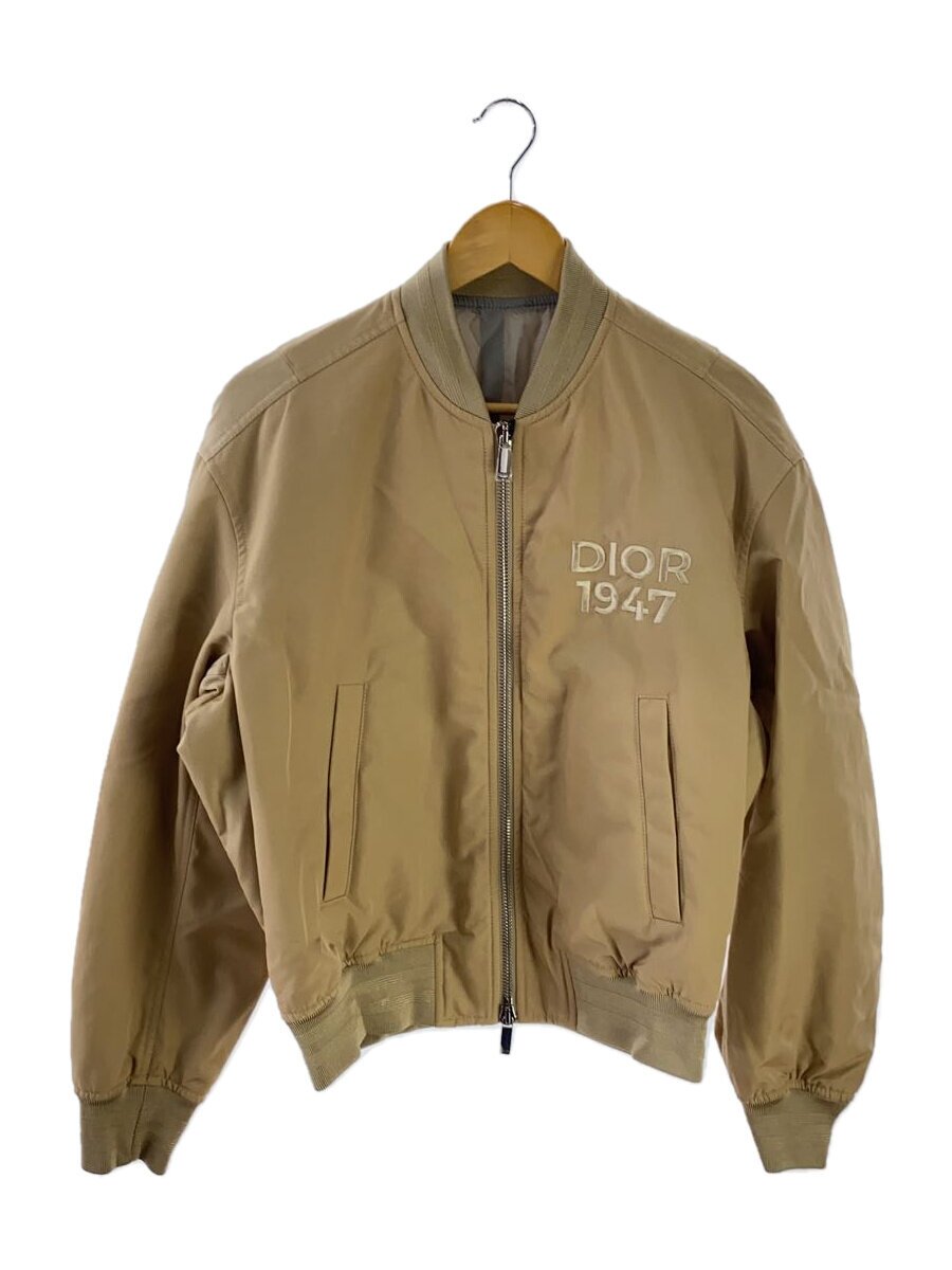 【中古】Dior HOMME◆24ss/ロゴ刺繍ブルゾン/46/ナイロン/BEG/143C432F4533【メンズウェア】|2nd STREET 店