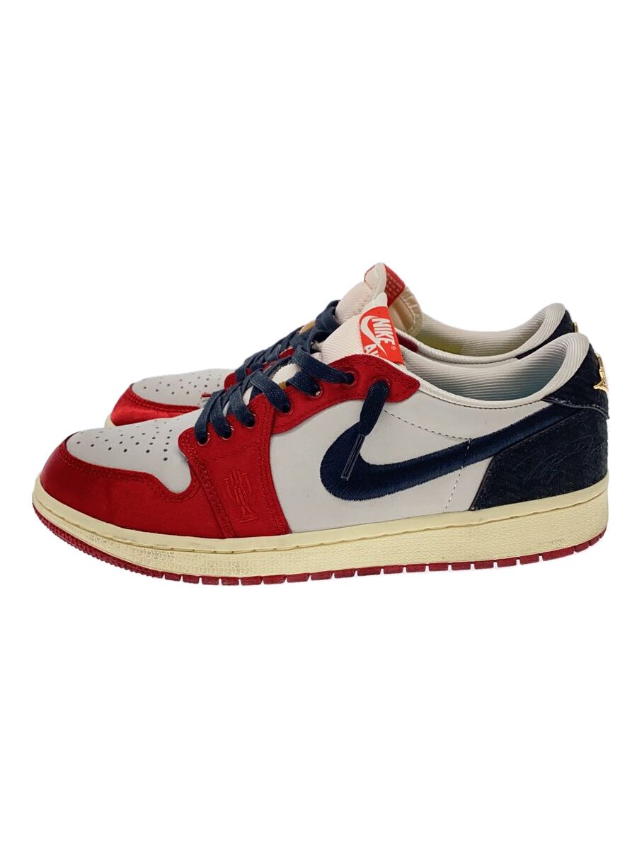 【中古】NIKE◆×Trophy Room/Air Jordan 1 Low OG/26.5糎/RED/FN0432-100【シューズ】