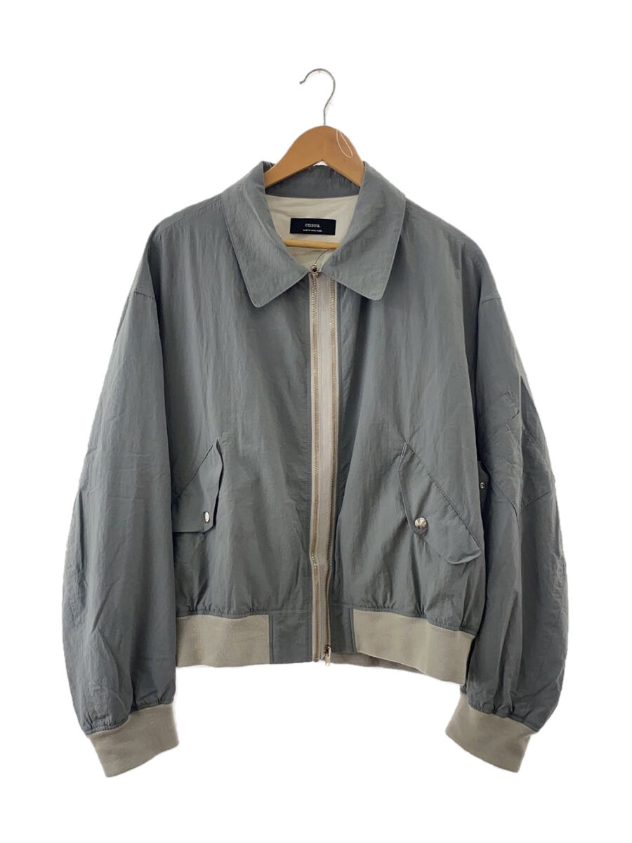 【中古】ensou.◆23SS/Two-lane Flight Jacket/ジャケット/XL/ナイロン/KHK/無地【メンズウェア】|2nd STREET 店