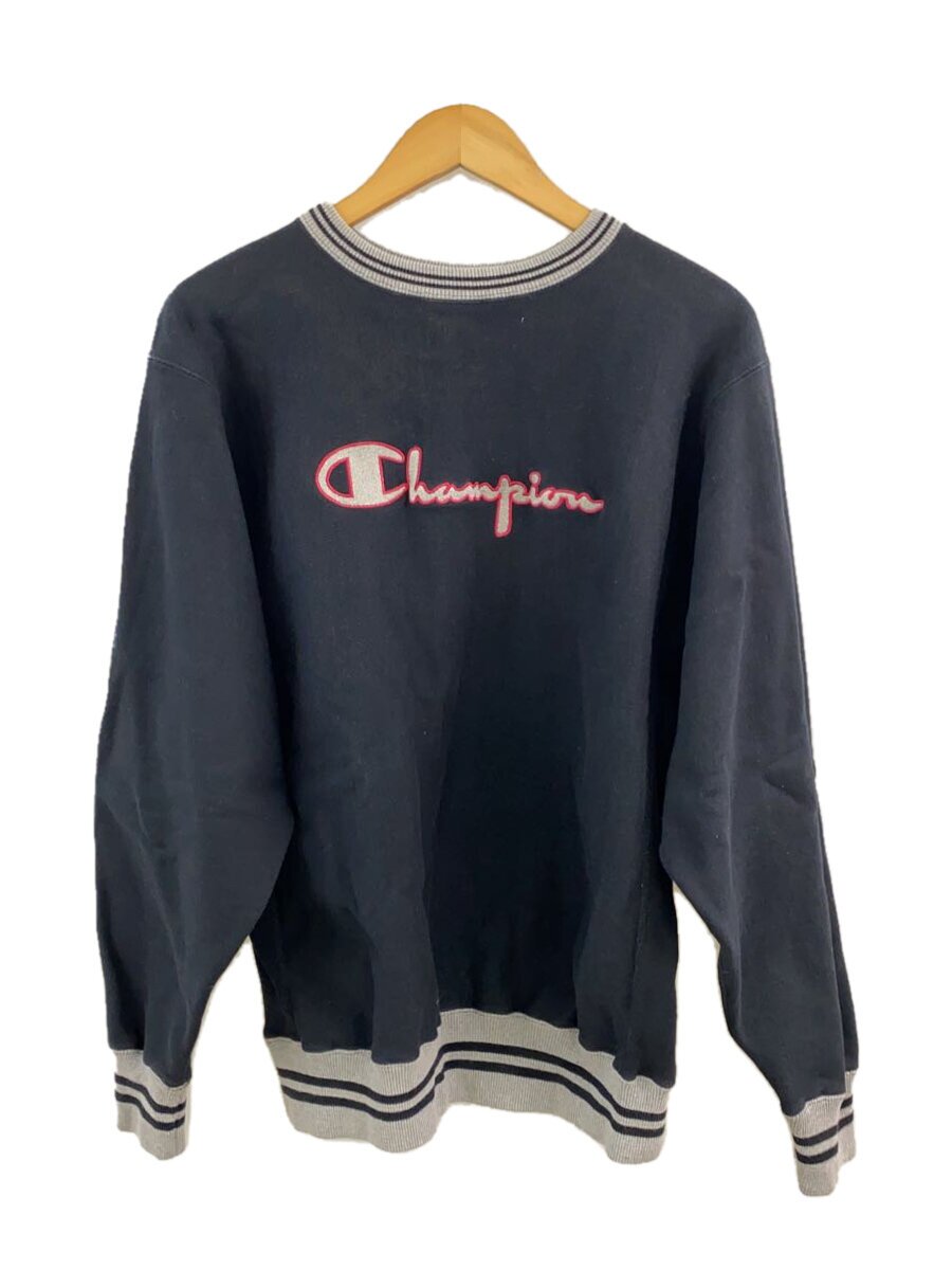 【中古】Champion◆REVERSE WAVE/流汗/XL/綿織物/黒いこと/無地/26094【メンズウェア】