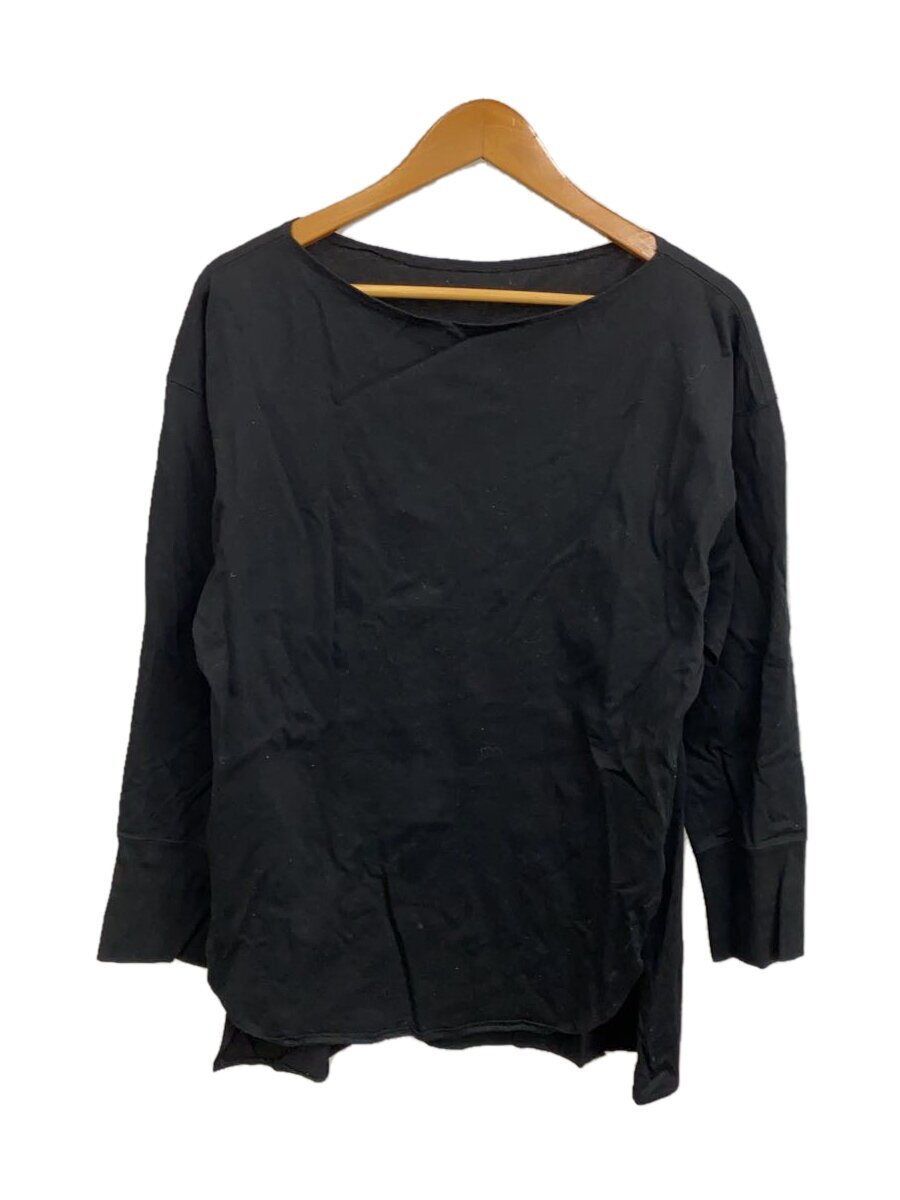 【中古】mame kurogouchi◆長袖カットソー/1/綿織物/BLK/MM25SS-JS003【レディースお召しもの】