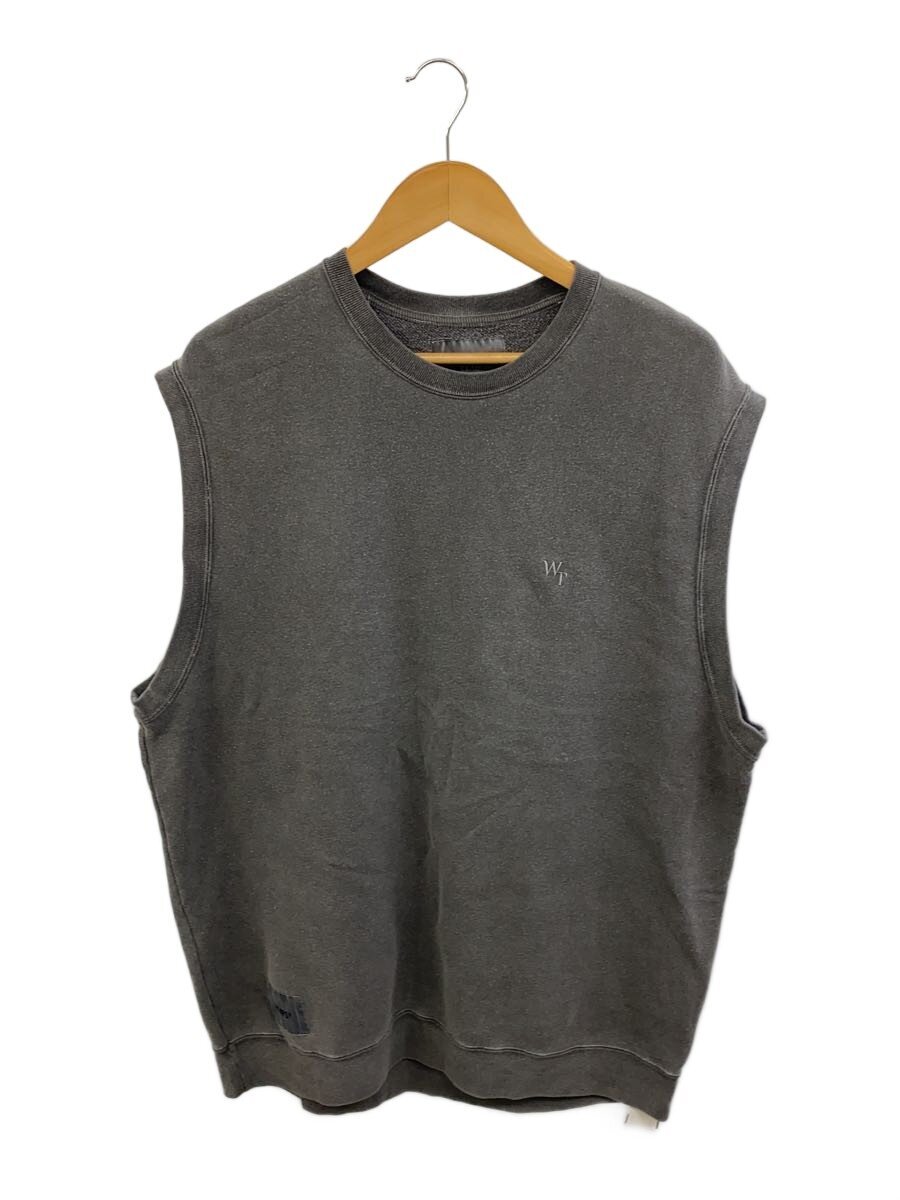 【中古】WTAPS◆より良い/3/綿織物/薄墨色/231ATDT-CSM17/23SS/DITCH/VEST/COTTON.LEAGUE【メンズウェア】