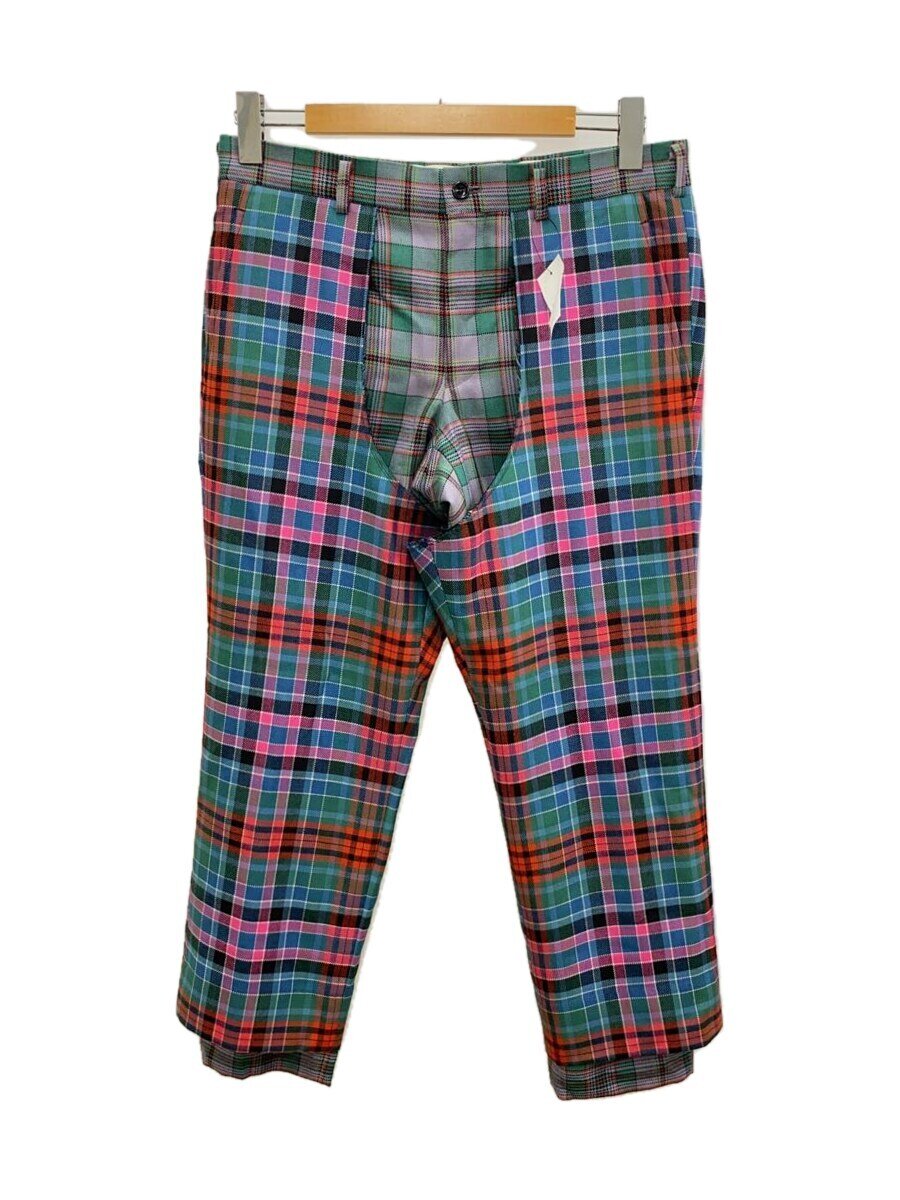 【中古】COMME des GARCONS HOMME PLUS◆AD2023/Double-Layer Check Pants/M/ウール/マルチカラー/チェック/PL-P013【メンズウェア】｜2ｎｄ STREET 店 23,595円