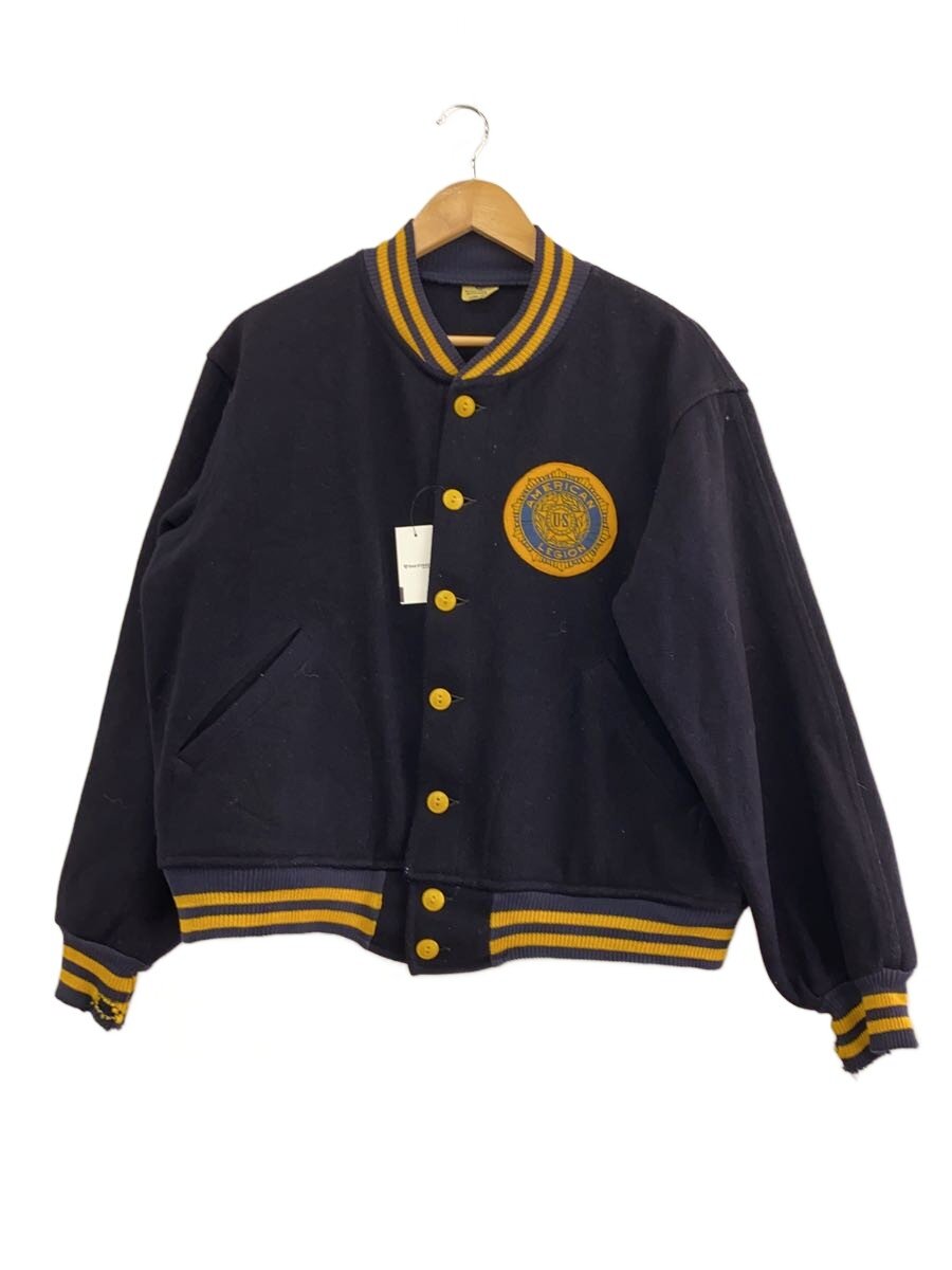 【中古】Vintage/50s~60s/NATIONAL EMBLEM SALES/ボタスタ/スタジャン/ネイビー【メンズウェア】|2nd STREET 店