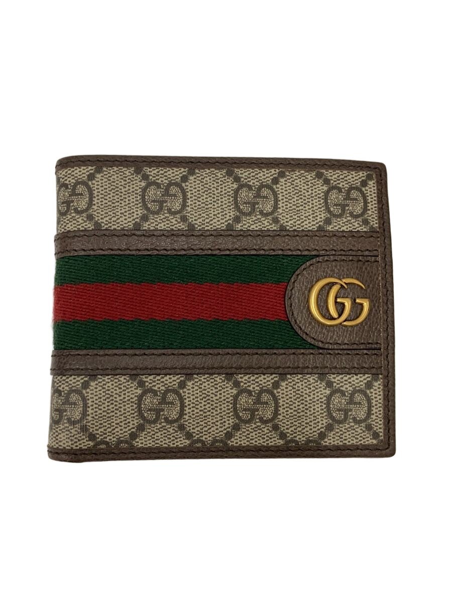 【中古】GUCCI◆GG コインウォレット_オフィディア/なめし革/メンズ【服飾雑貨他】