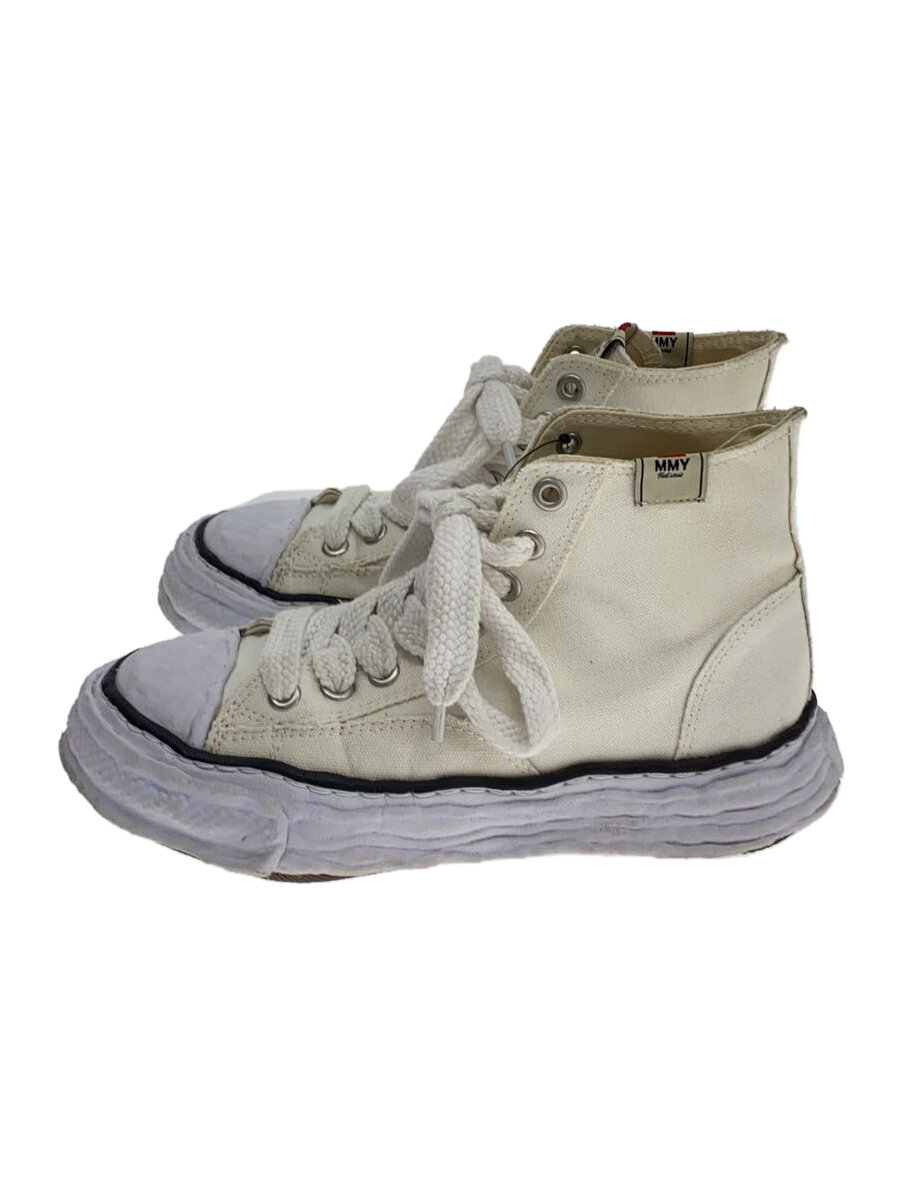 【中古】MIHARA YASUHIRO◆ハイカットスニーカー/39/ベージュ/帆布/A11FW701【シューズ】