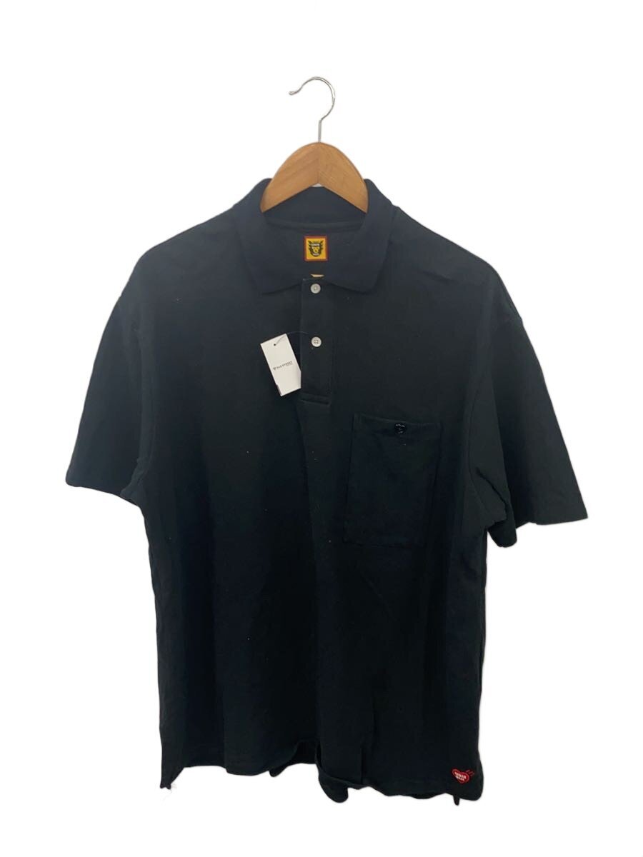 【中古】HUMAN MADE◆スポーツシャツ/L/綿織物/BLK//【メンズウェア】