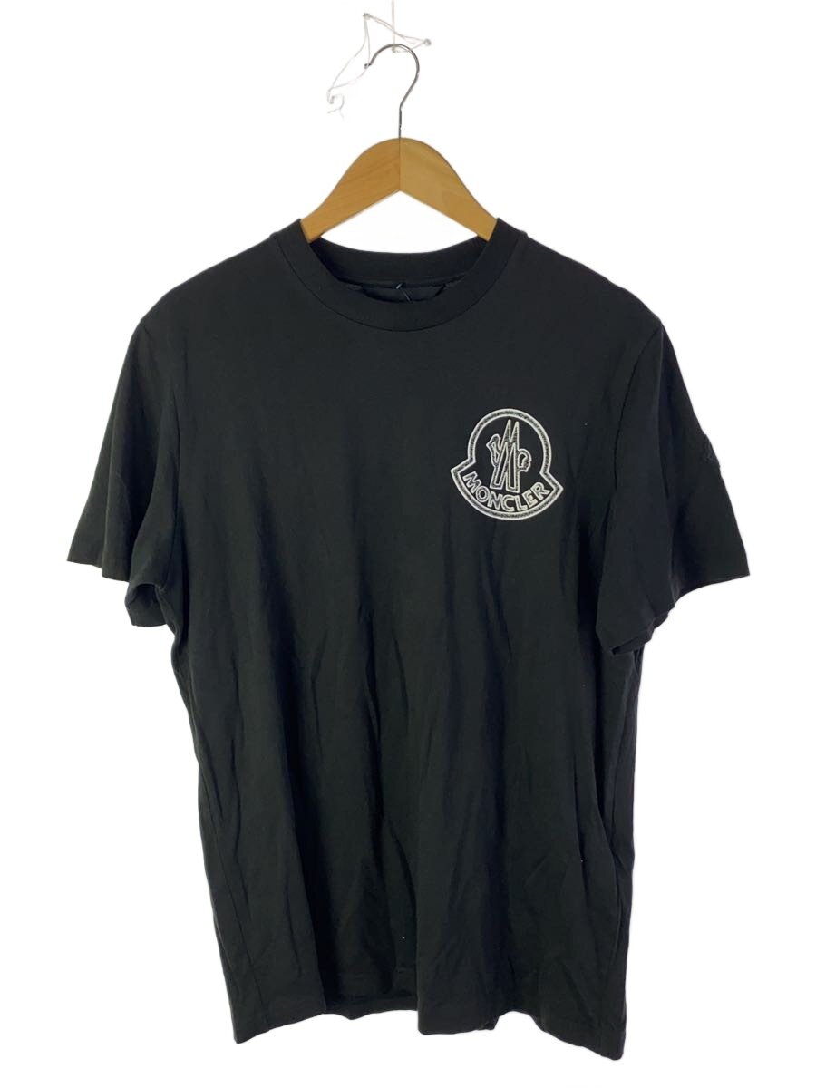 【中古】MONCLER◆プルオーバー/L/綿織物/BLK/刷り上げる/K10918C00056【メンズウェア】