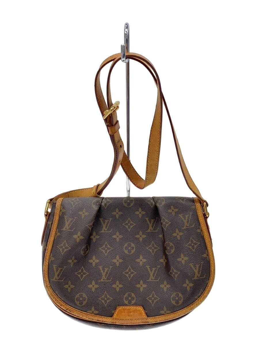 【中古】LOUIS VUITTON◆メニルモンタンPM_モノグラム・キャンバス/PVC/BRW//【バッグ】|2nd STREET 店