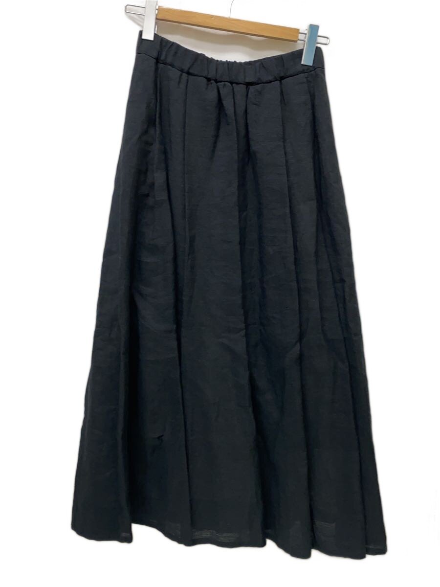 【中古】OLDMAN’S TAILOR◆ロングスカート/FREE/リネン/BLK/無地///【レディースウェア】|2nd STREET 店