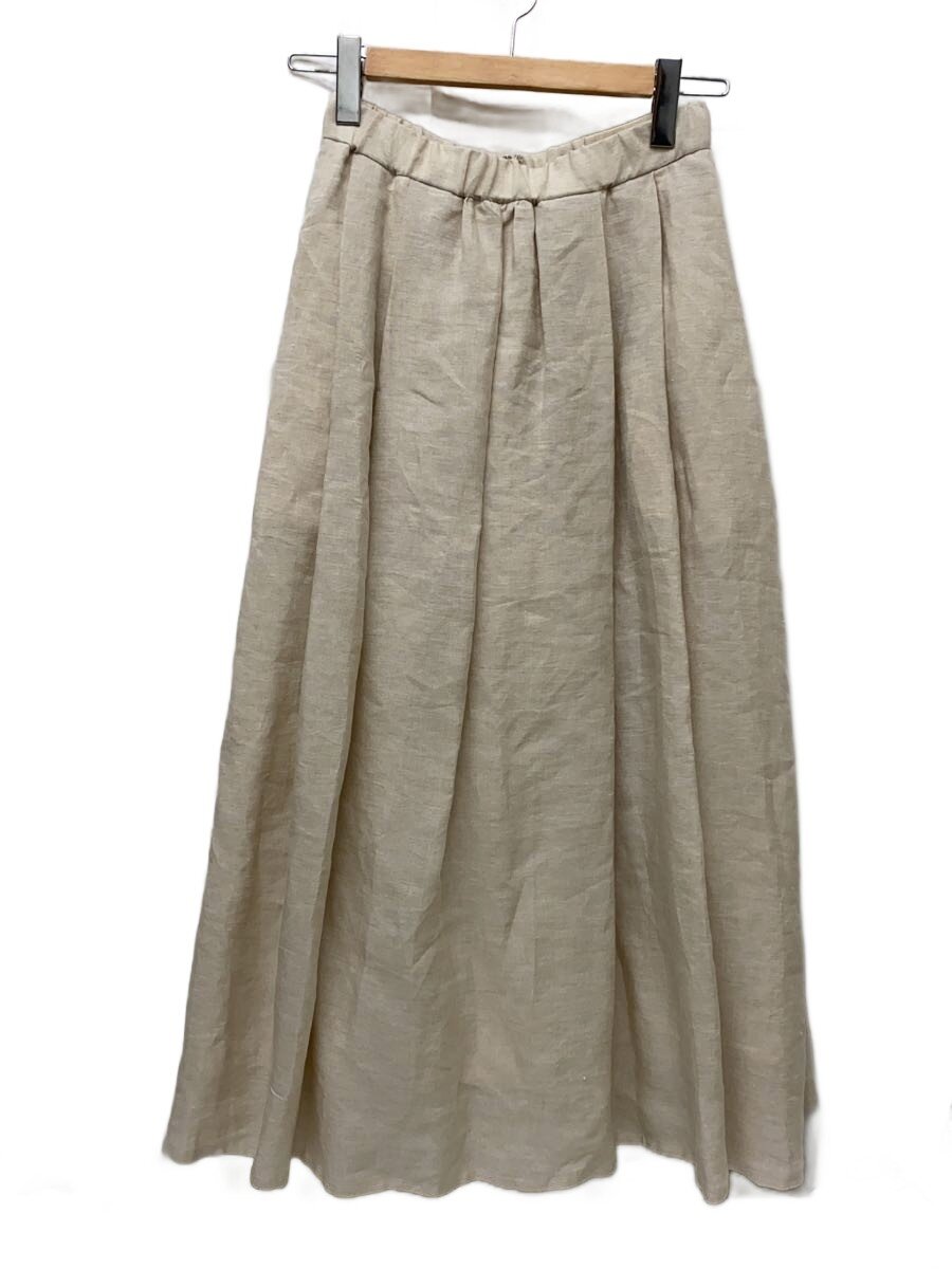 【中古】OLDMAN’S TAILOR◆ロングスカート/FREE/リネン/BEG/無地///【レディースウェア】|2nd STREET 店