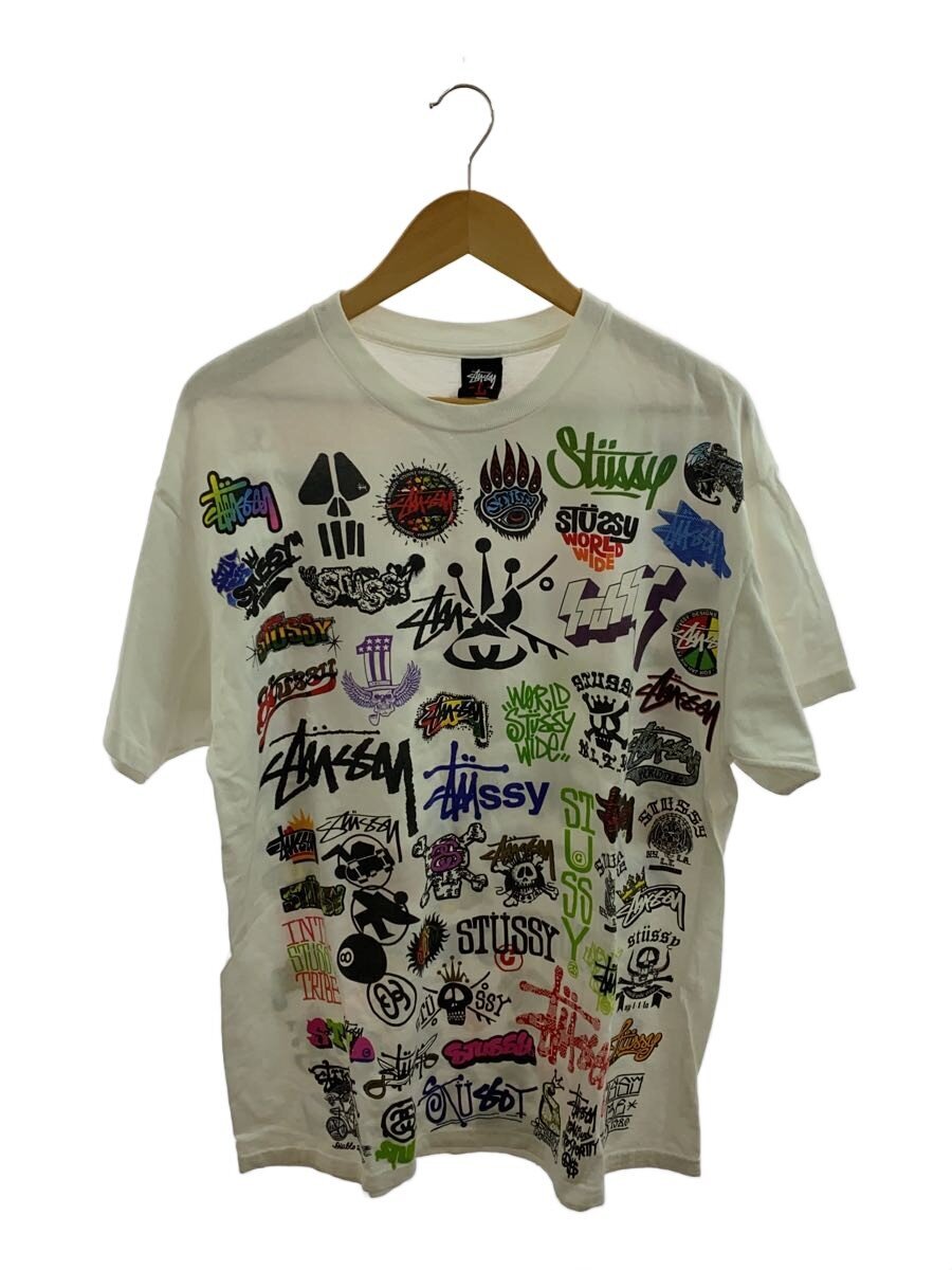 【中古】STUSSY◆Tシャツ/L/コットン/WHT【メンズウェア】｜2ｎｄ STREET 店