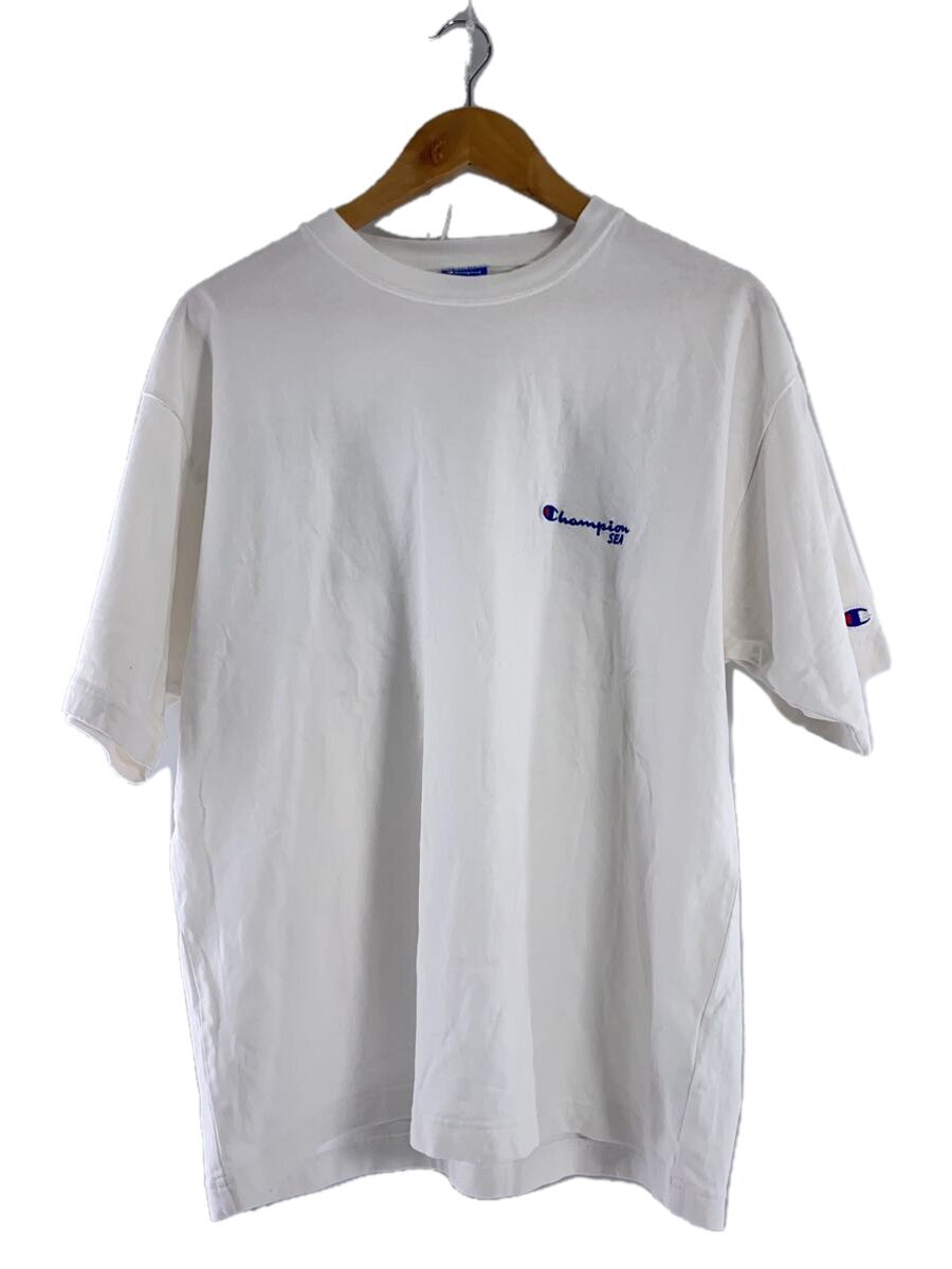 【中古】Champion◆Tシャツ/L/コットン/WHT/C8-Z355【メンズウェア】|2nd STREET 店