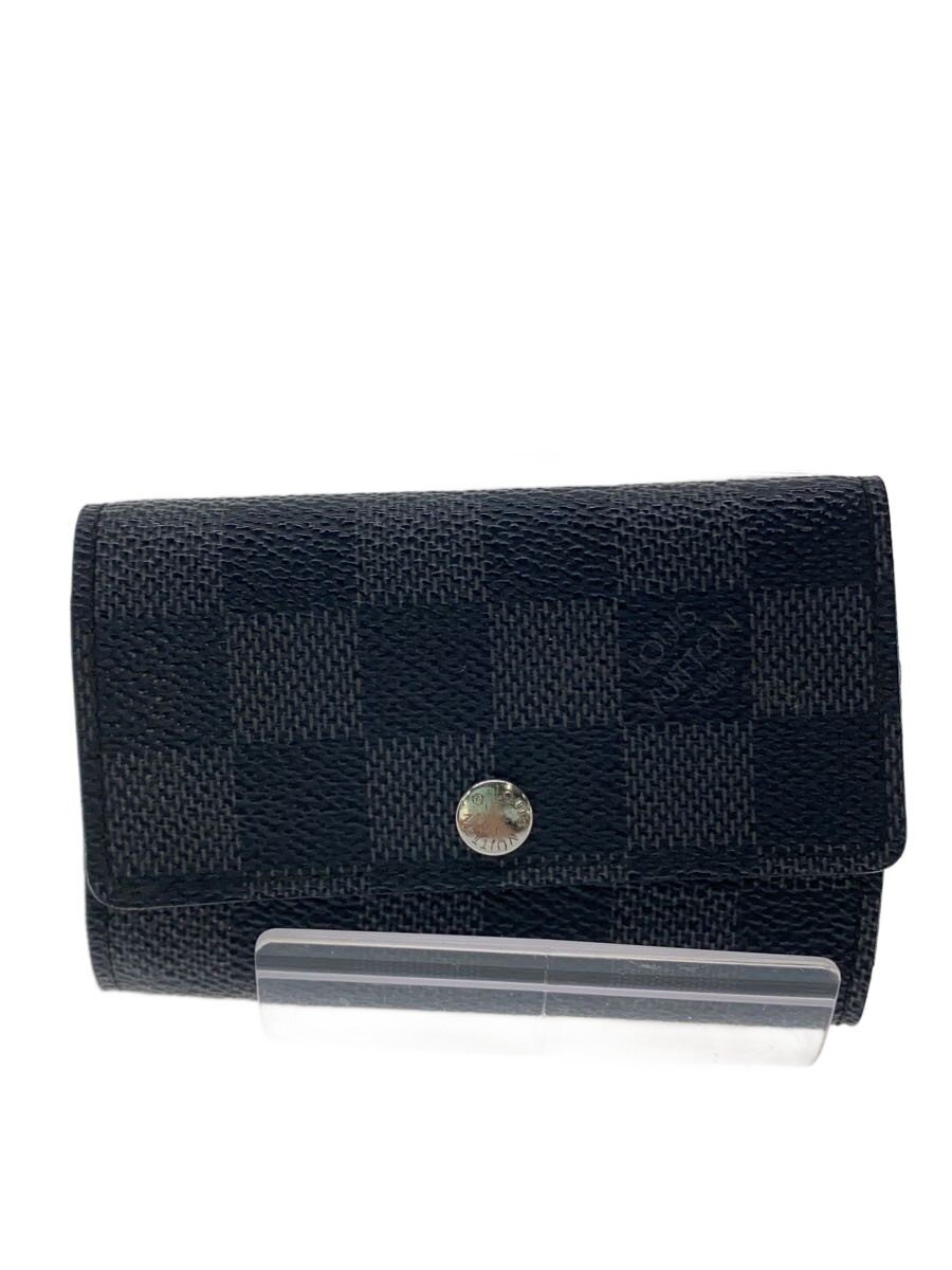 【中古】LOUIS VUITTON◆ミュルティクレ6_ダミエ・グラフィット_BLK/PVC/BLK/総柄/メンズ【服飾雑貨他】|2nd STREET 店