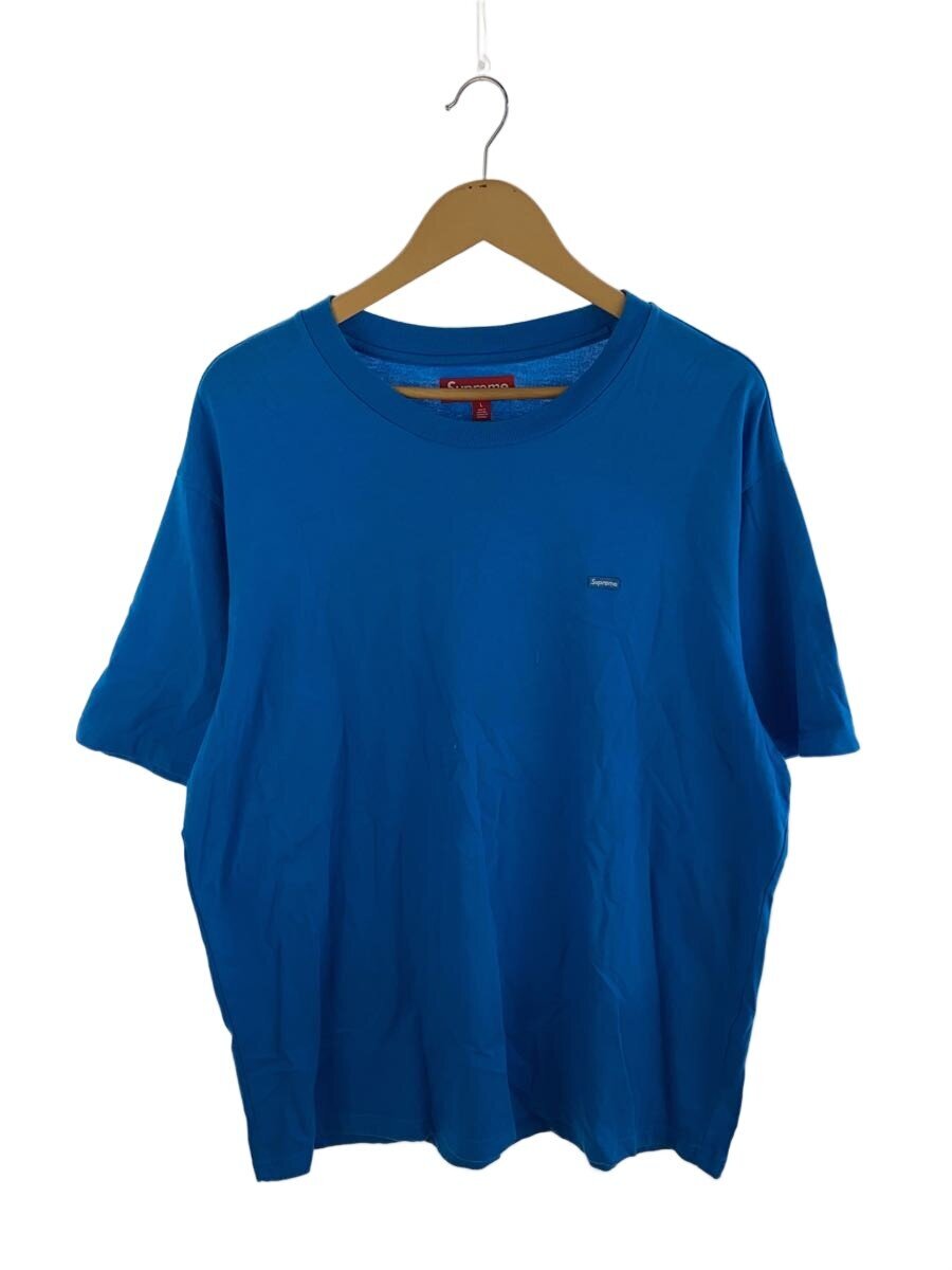 【中古】Supreme◆プルオーバー/L/綿織物/BLU/無地【メンズウェア】
