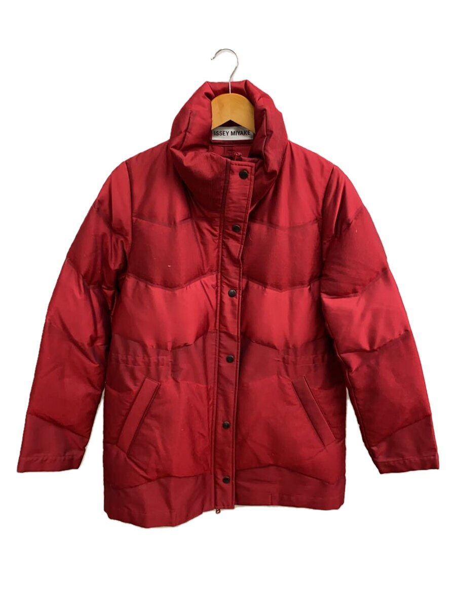【中古】ISSEY MIYAKE◆ダウンジャケット/3/ポリエステル/RED/IM33FC013/切替/変形【レディースウェア】|2nd STREET 店