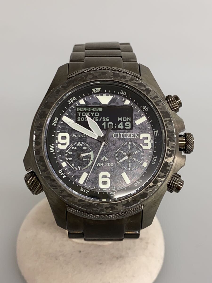 【中古】CITIZEN◆35th Anniversary/PRO MASTER/Tソーラーウォッチ/u822-008MS07【服飾雑貨他】