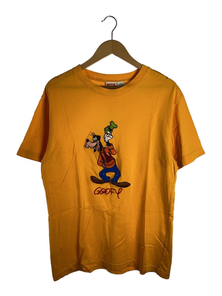 【中古】Disney◆プルオーバー/L/綿織物/YLW/総柄【メンズウェア】
