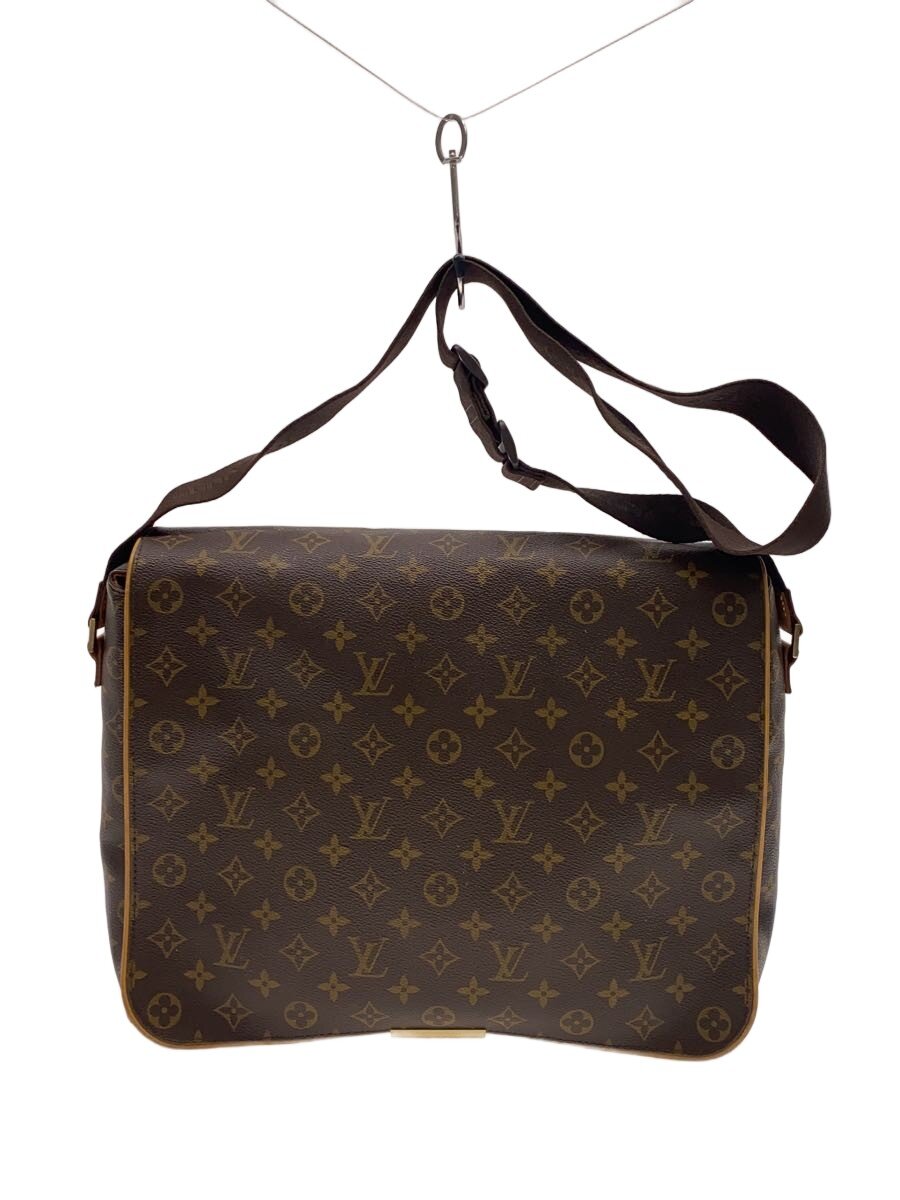 【中古】LOUIS VUITTON◆アベス_モノグラム・帆布/PVC/BRW【御徒面子】