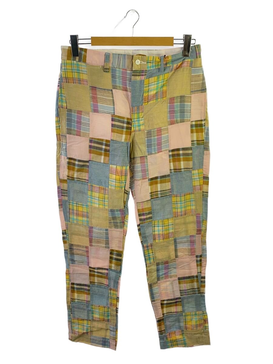 【中古】JACKSON MATISSE◆パッチワークチェックパンツ/M/綿織物/マルチ色合い/読み合わせる/JM19SS050//【メンズウェア】
