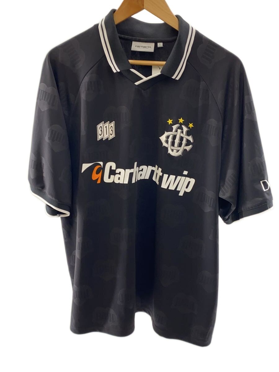 【中古】Carhartt◆プルオーバー/L/ポリエステル/BLK//【メンズウェア】