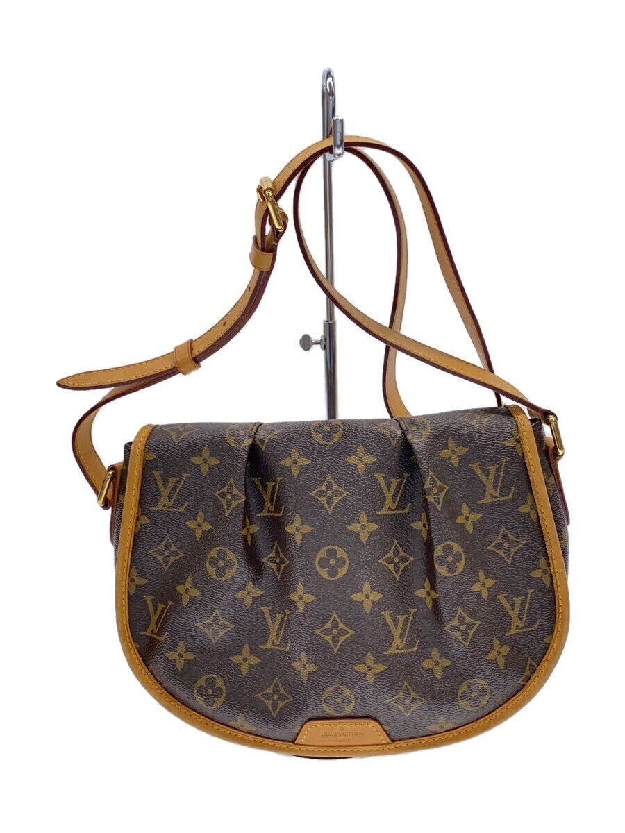 【中古】LOUIS VUITTON◆メニルモンタンPM_モノグラム・キャンバス_BRW/PVC/BRW【バッグ】|2nd STREET 店