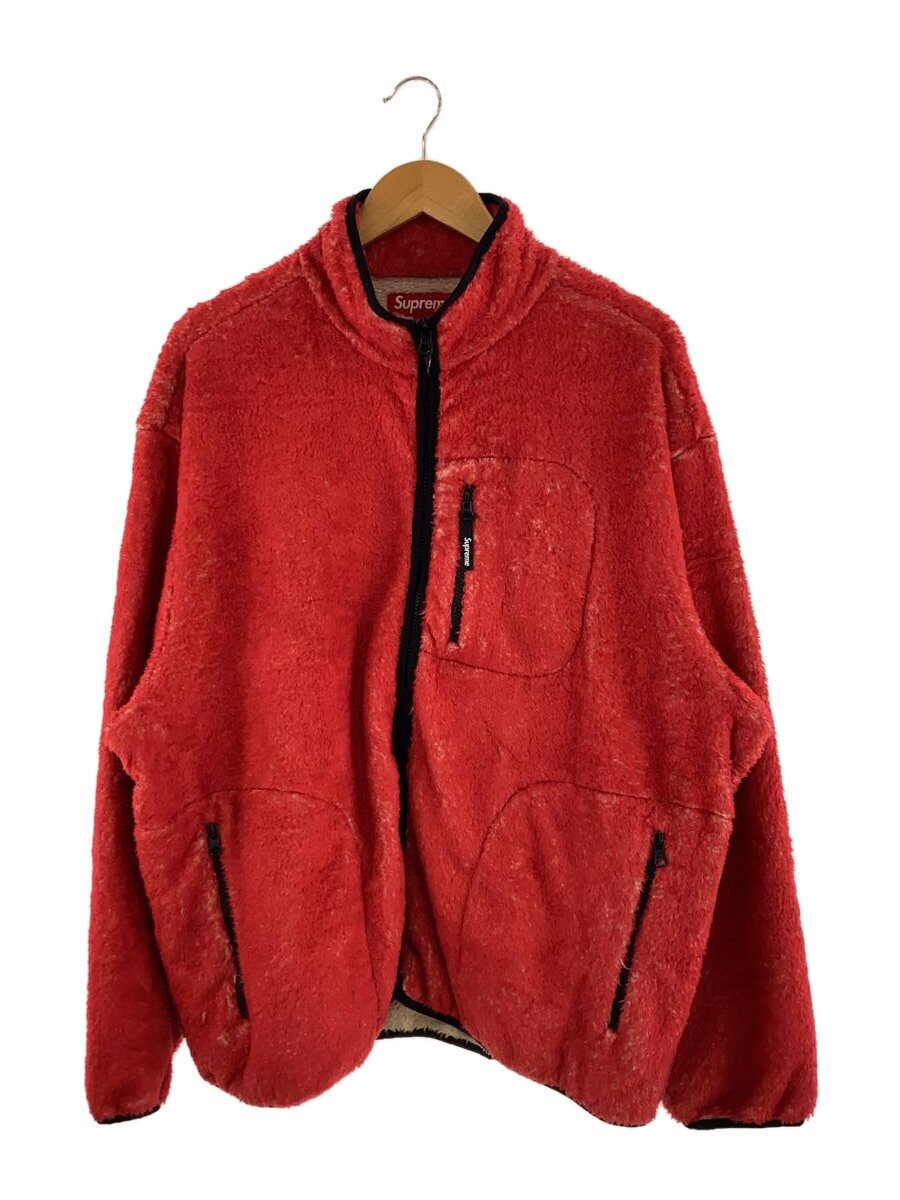【中古】Supreme◆フリースジャケット/XL/ポリエステル/RED/Kate Moss/24AW【メンズウェア】