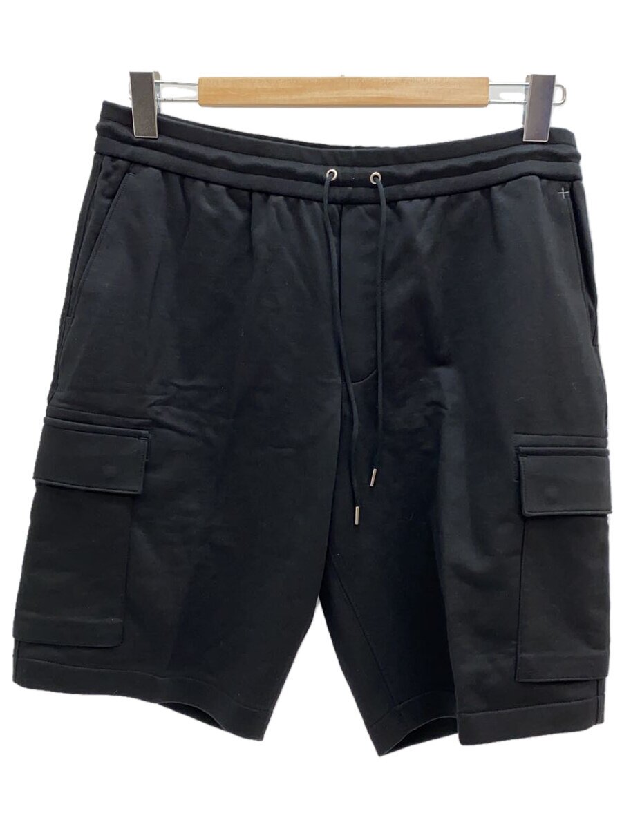 【中古】+CLOTHET◆Smooth Terry カーゴショートパンツ/4/綿織物/BLK/CLG-20041【メンズウェア】