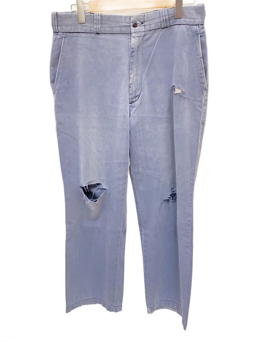 【中古】引っ切りないズボン下/綿織物/青碧/50s~60s/TALON zip/無地/50s~60s/TALON【メンズウェア】