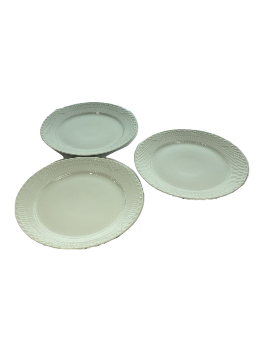 【中古】ROYAL COPENHAGEN◆ホワイトフルーテッド/一皿/3点仕掛ける/WHT/625【勝手もと設備】