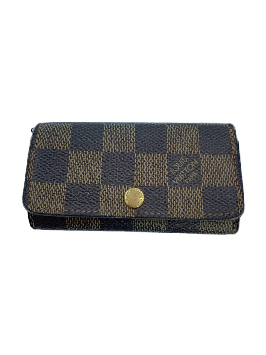 【中古】LOUIS VUITTON◆ミュルティクレ4_ダミエ・エベヌ/--/BRW/レディース【服飾雑貨他】｜2ｎｄ STREET 店 6,019円