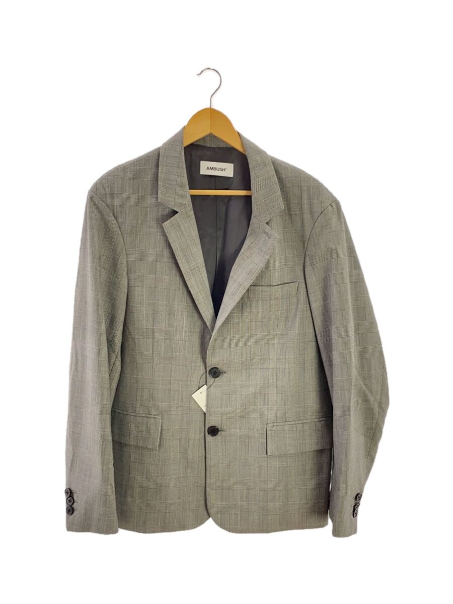 【中古】AMBUSH◆テーラードジャケット/1/ポリエステル/GRY/AMBOT-143【メンズウェア】|2nd STREET 店