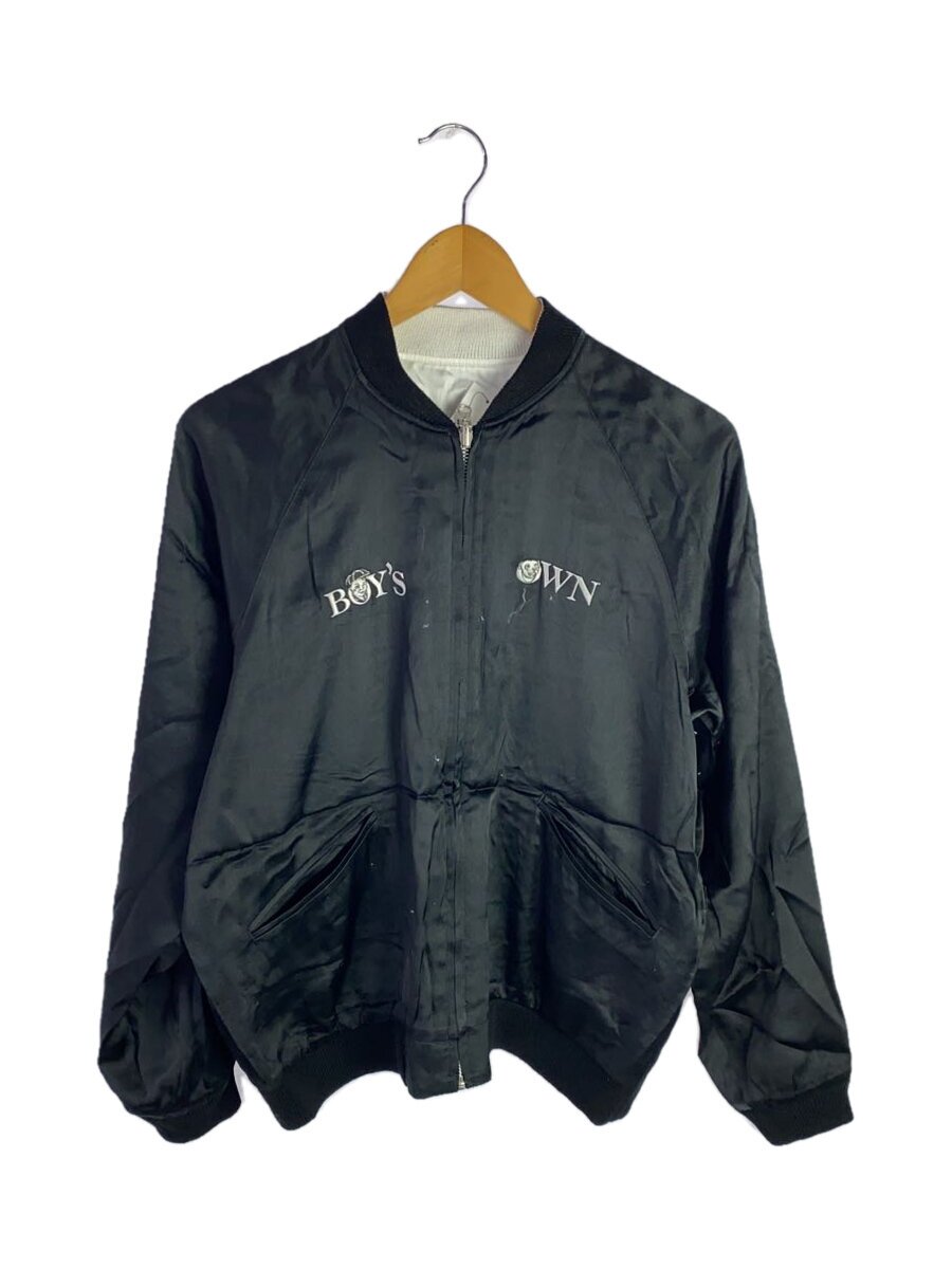 【中古】TOGA PULLA◆24SS/SOUVENIR JACKET/BOYS OWN/S/人絹/黒いこと/TC241-FC506【メンズウェア】