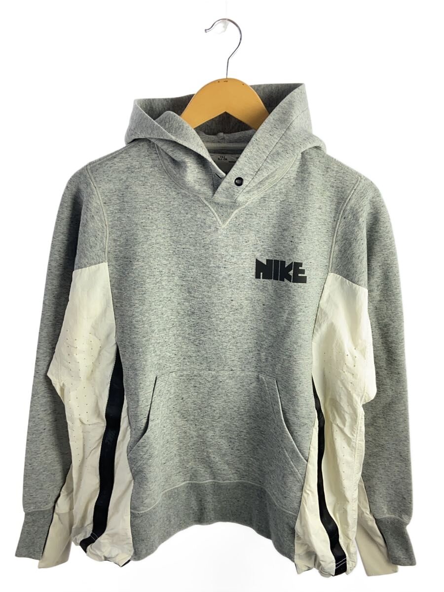 【中古】NIKE◆パーカー/S/綿織物/GRY/cz4695-063/NRG HOODIE/汚れた状態有【レディース御召しもの】