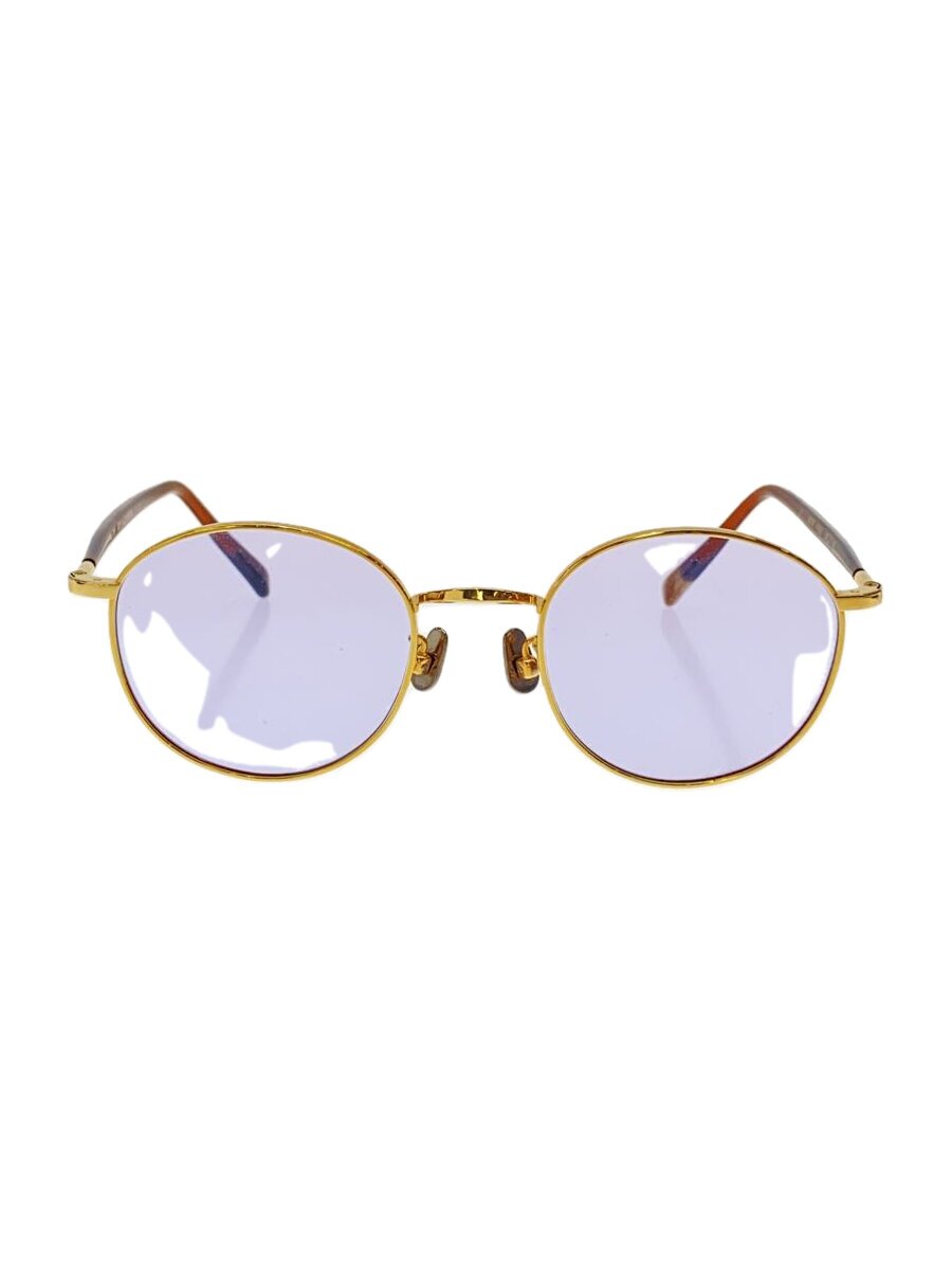 【中古】BLANC◆眼鏡/GLD/BLU/メンズ/B0016//【服飾雑貨他】