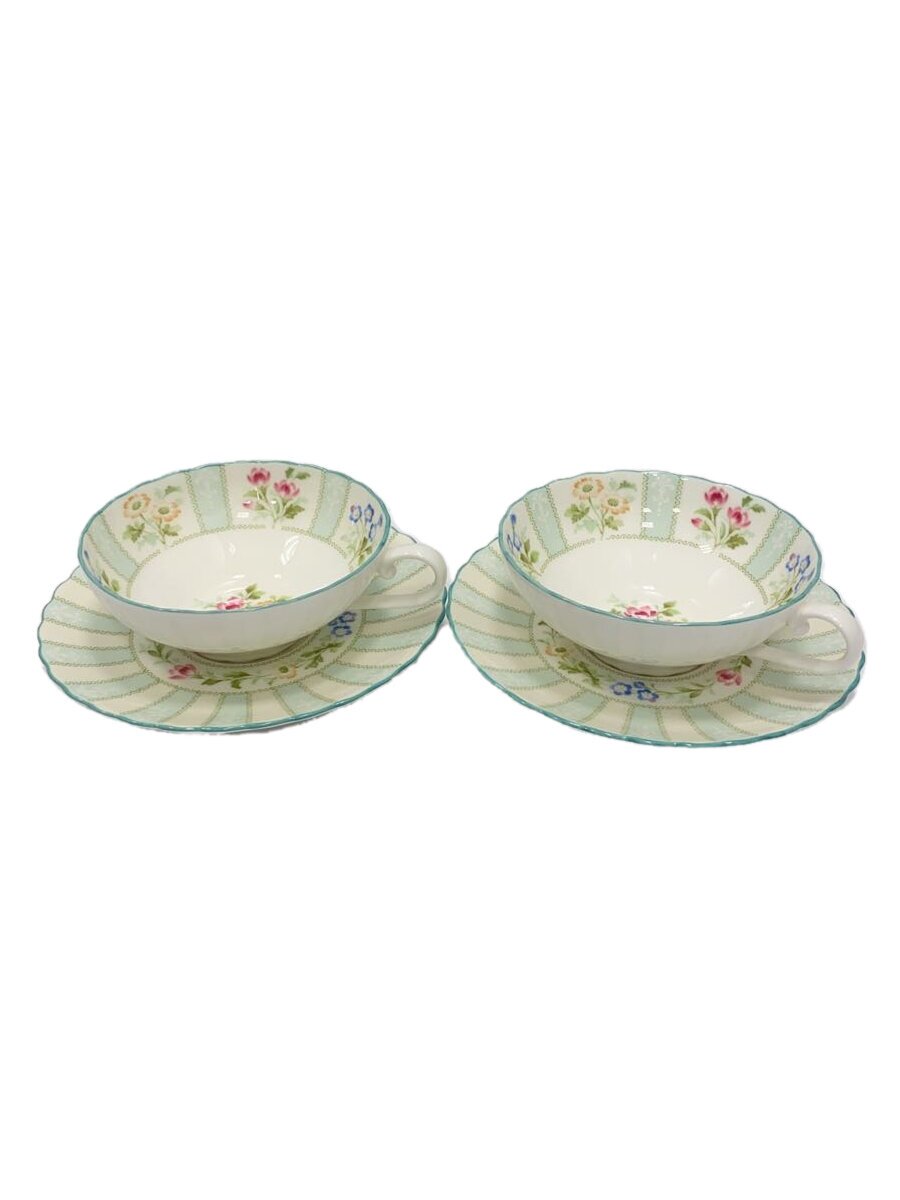 【中古】Noritake◆カップ&ソーサー/2点セット/BLU/フロローラ【キッチン用品】