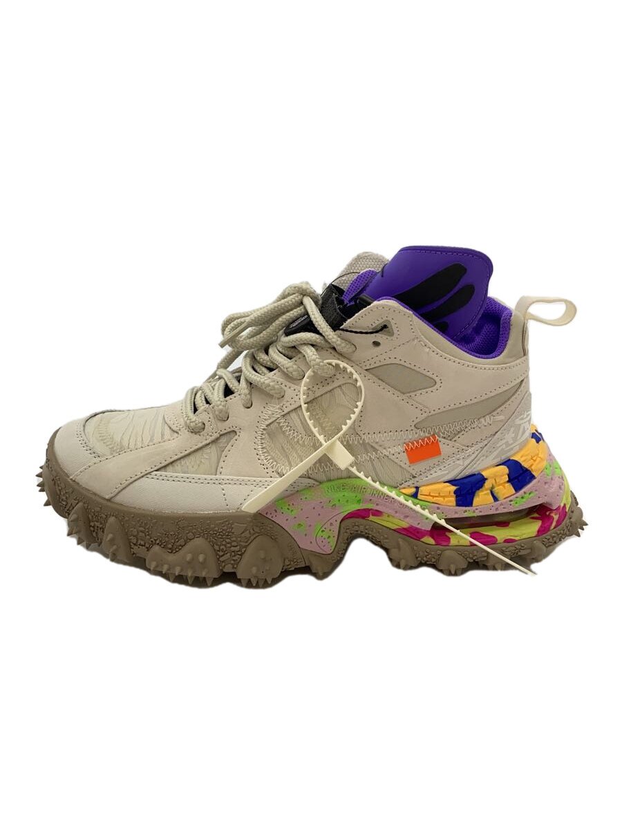 【中古】NIKE◆OFF-WHITE X AIR TERRA FORMA_象牙色 X エアテラフォーマ/26糎/WHT【シューズ】