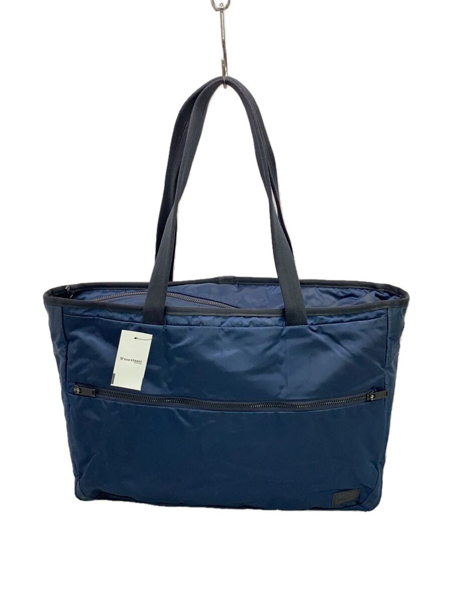 【中古】PORTER◆トートバック/ナイロン/BLU【御徒面子】