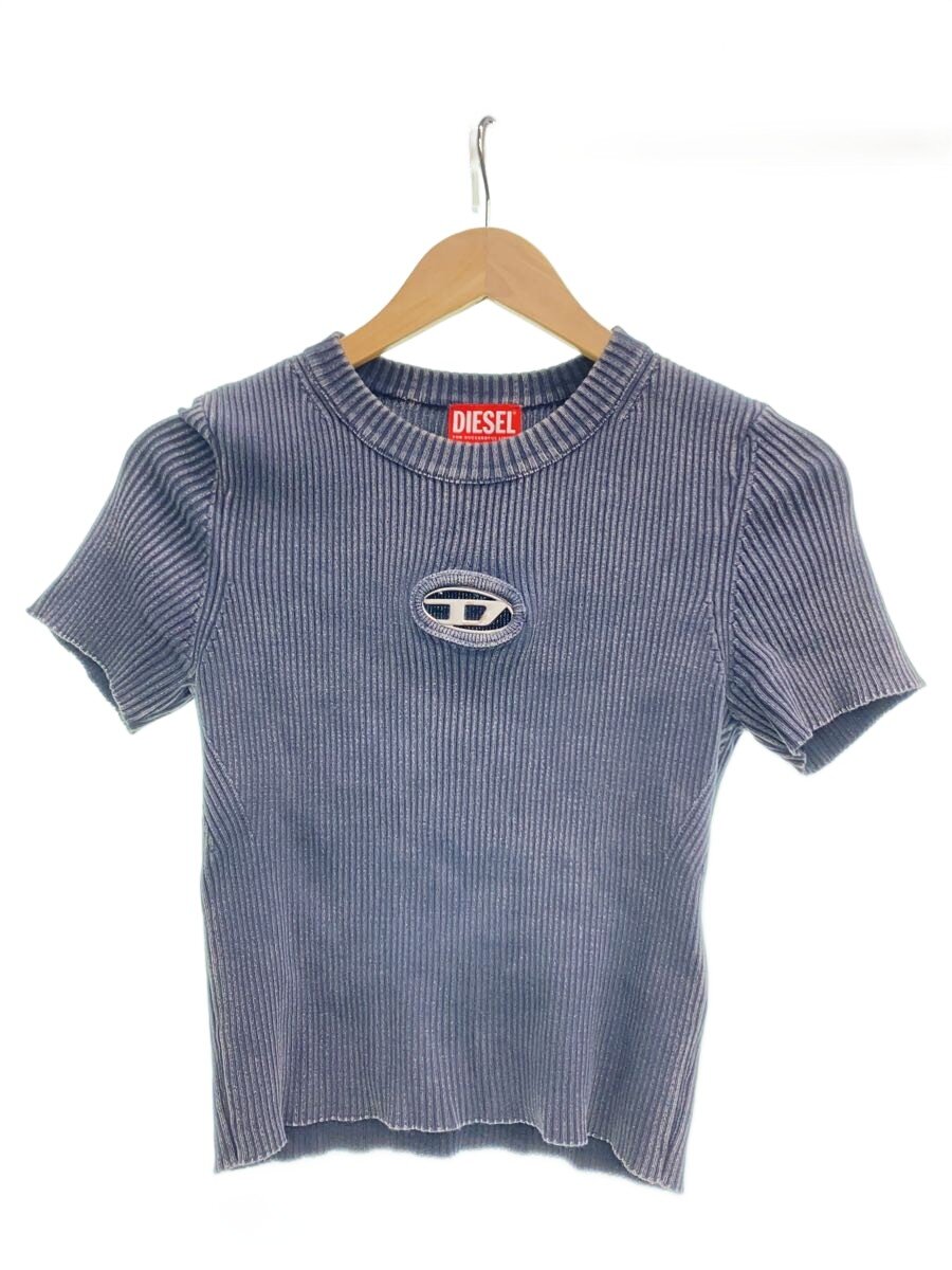 【中古】DIESEL◆半袖カットソー/S/綿織物/BLK/M-ANCHOR-A-SS【レディース御召しもの】