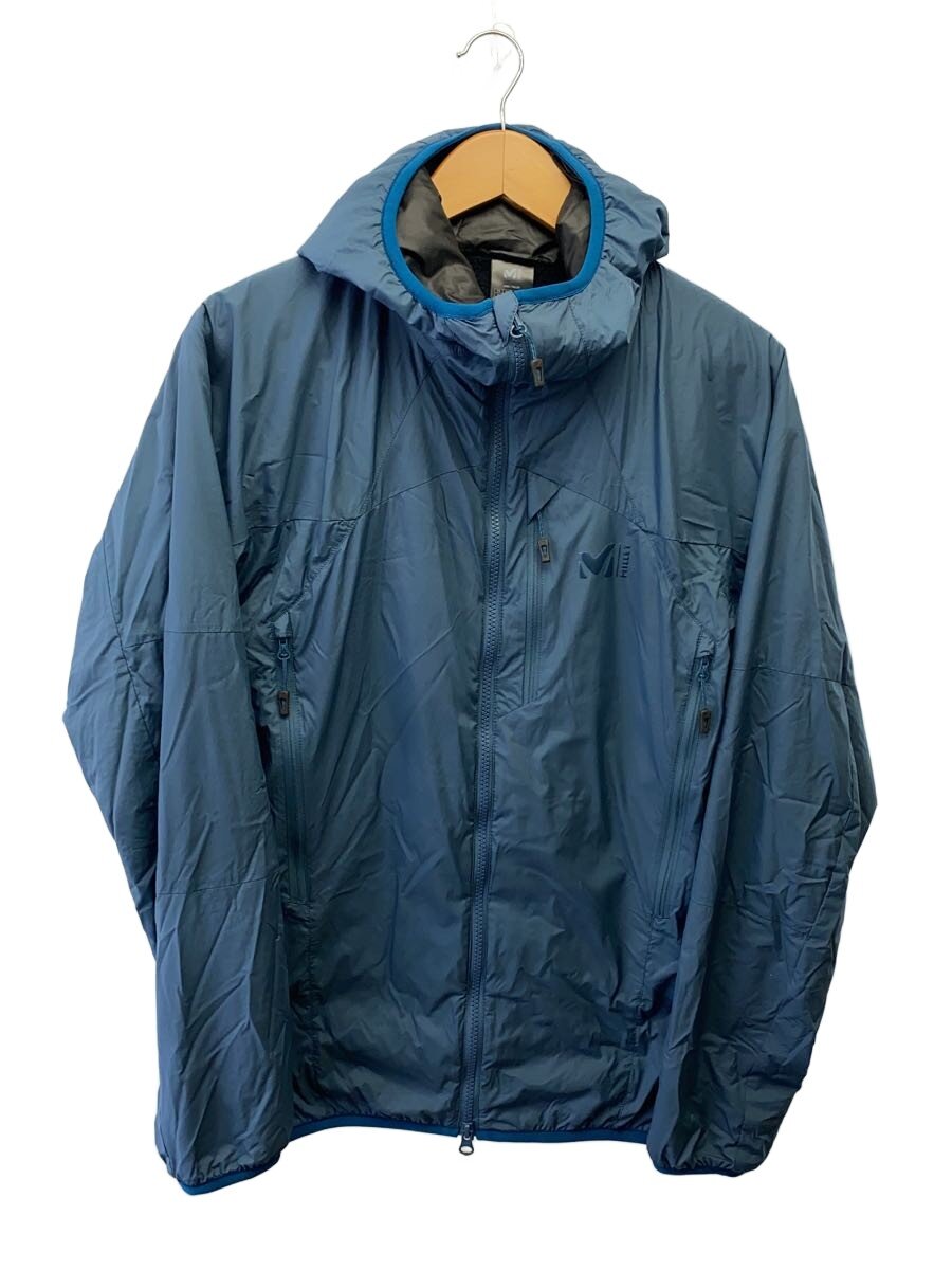 【中古】MILLET◆マウンテンパーカ/L/ナイロン/BLU/MIVO2038【メンズウェア】