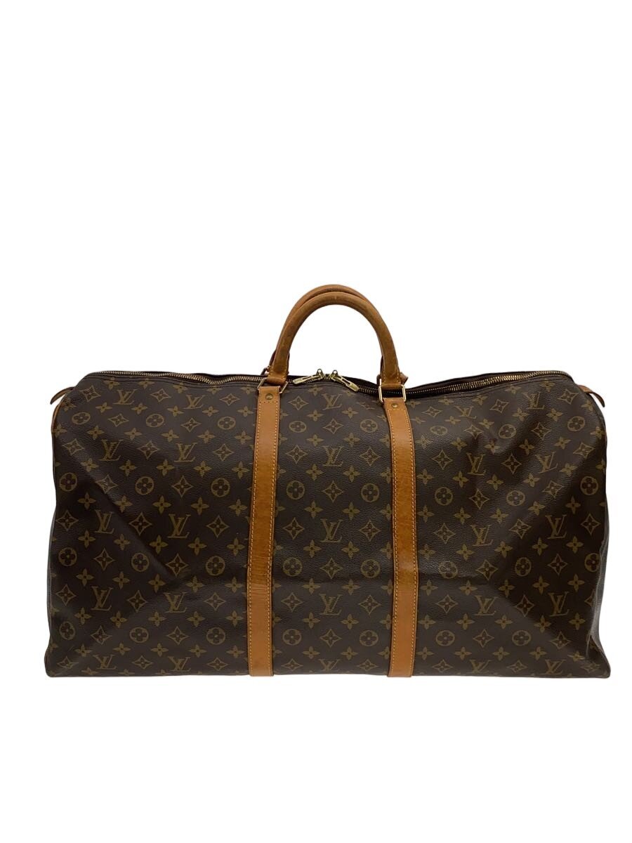 【中古】LOUIS VUITTON◆キーポル60_モノグラム・帆布/PVC/BRW【御徒面子】