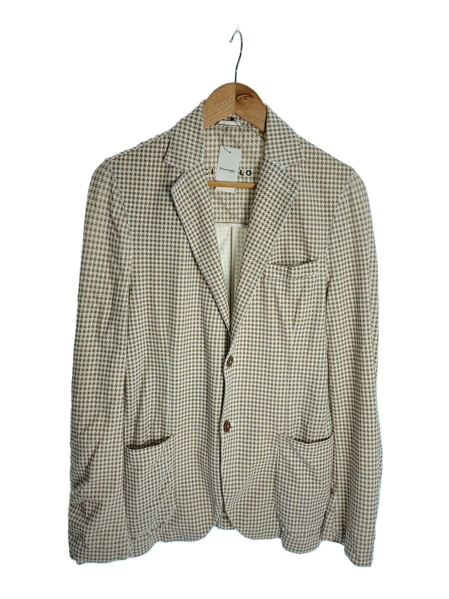 【中古】CIRCOLO 1901◆テーラードジャケット/46/コットン/CRM/6CU138207【メンズウェア】｜2ｎｄ STREET 店