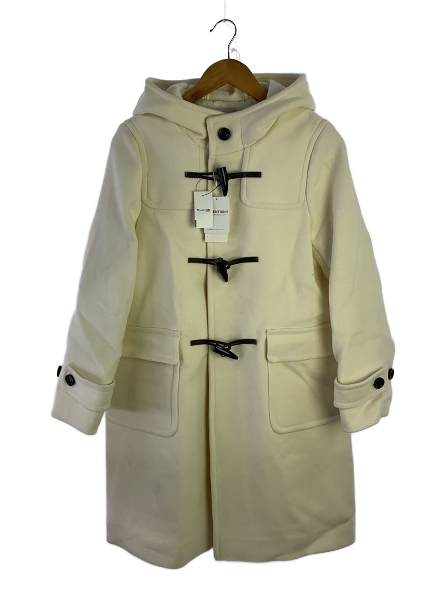 【中古】UNITED ARROWS green label relaxing◆ダッフルコート/40/ウール/WHT/無地【レディースウェア】|2nd STREET 店