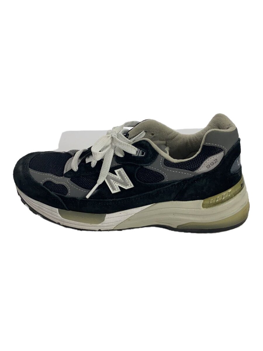 【中古】NEW BALANCE◆M992/黒いこと/24糎/BLK//【シューズ】